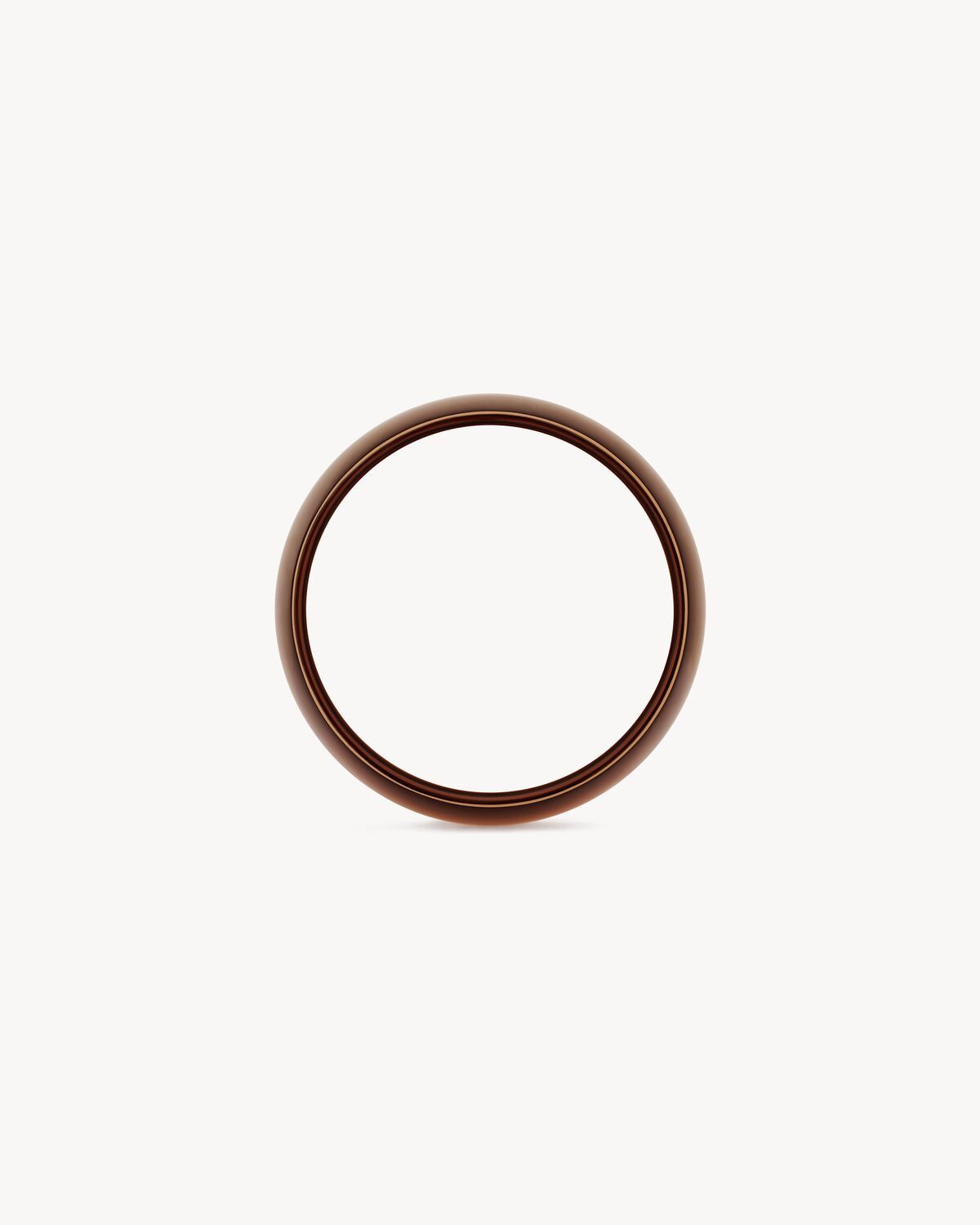 Saint Laurent Paris o1bcso1str0226 Size:S/Bangle In Resin in Brown Size ONE SIZE - 3 Thumbnail