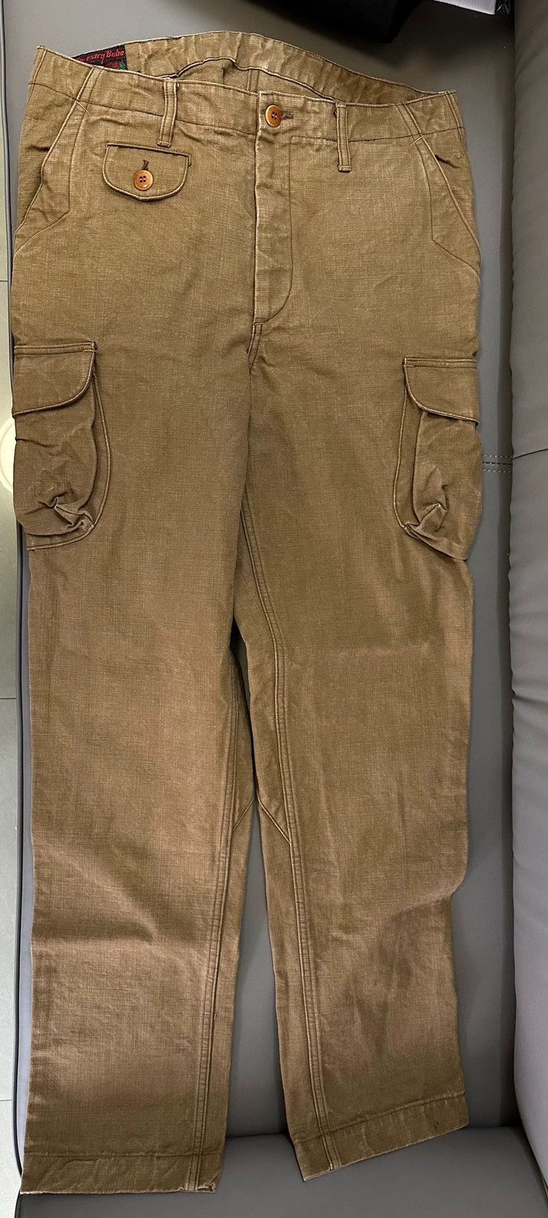Freewheelers FREEWHEELERS Brown logging trousers Size US 32 / EU 48 - 1 Thumbnail