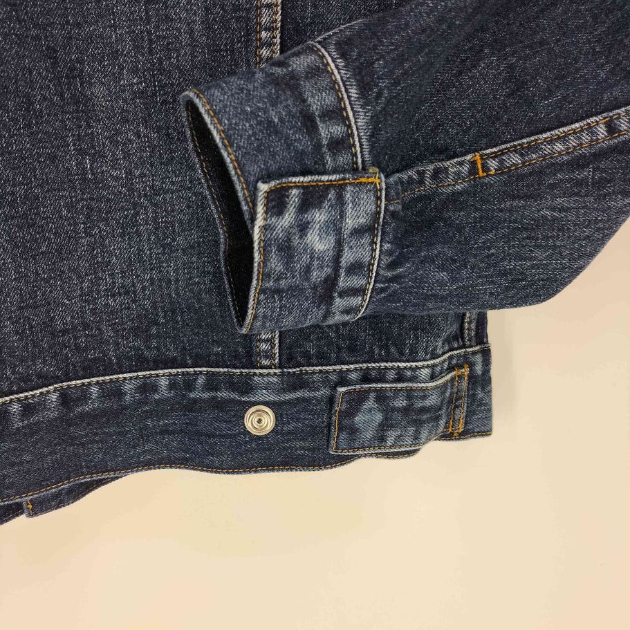 Yohji Yamamoto Yohji Yamamoto POUR HOMME 24AW SP 14OZ DENIM BUTTON jacket Size US L / EU 52-54 / 3 - 4 Thumbnail