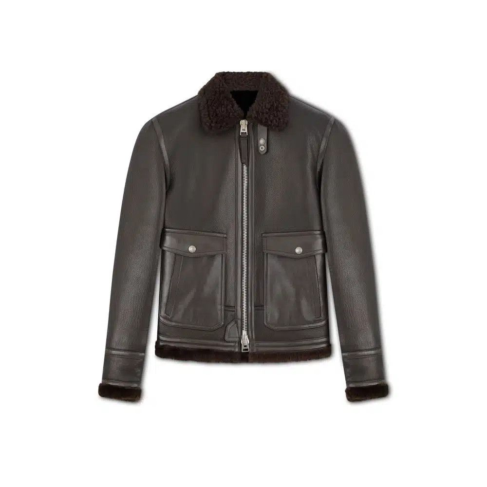 Tom Ford o1loc1c1024 TFL991 Shearling Short Coat in Black Size US L / EU 52-54 / 3 - 1 Thumbnail