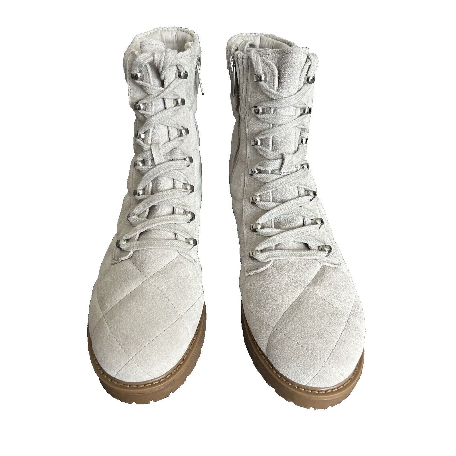 Other EASY SPIRIT Martha Stewart Beige LEATHER HIKERS BOOTS SIZE Size US 10 / IT 40 - 1 Thumbnail