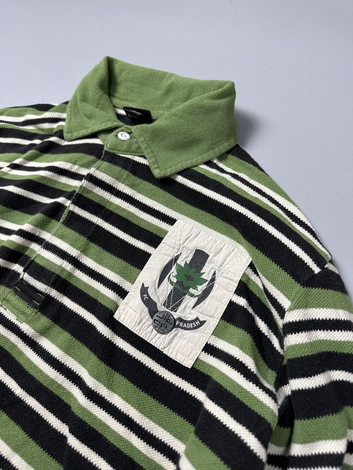 Diesel × Vintage Diesel Club Vintage Stripe Y-2 Longsleeve FC Pradesh Size US M / EU 48-50 / 2 - 3 Thumbnail