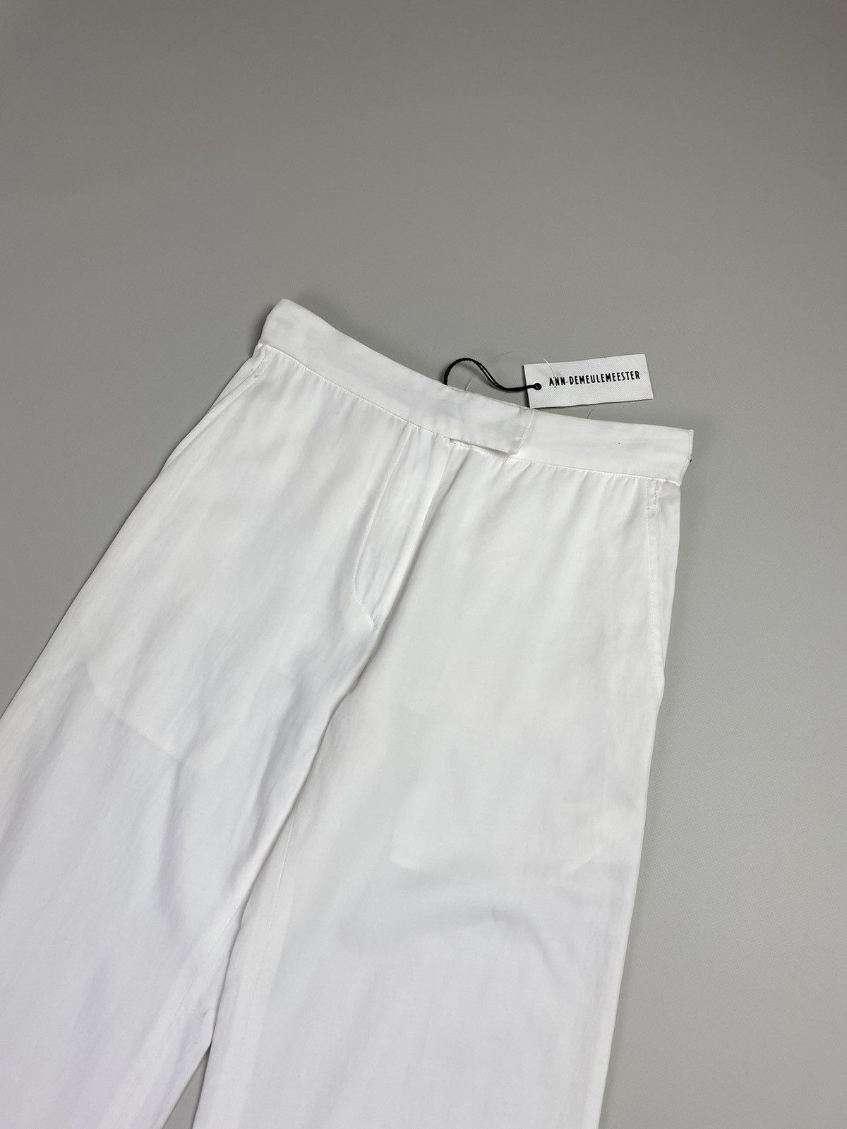 Ann Demeulemeester Ann Demeulemeester ladies wide leg dress pants trousers Size 24" / US 00 / IT 34 - 4 Thumbnail
