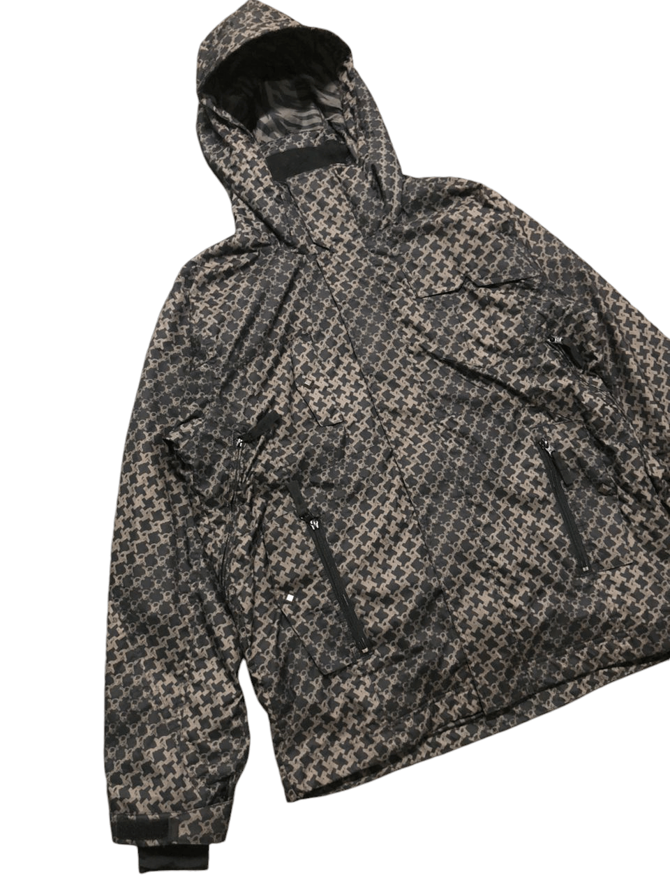 Japanese Brand Sims Snowboard Full Print Skulls Crossbones Ski Jacket Size US M / EU 48-50 / 2 - 10 Thumbnail