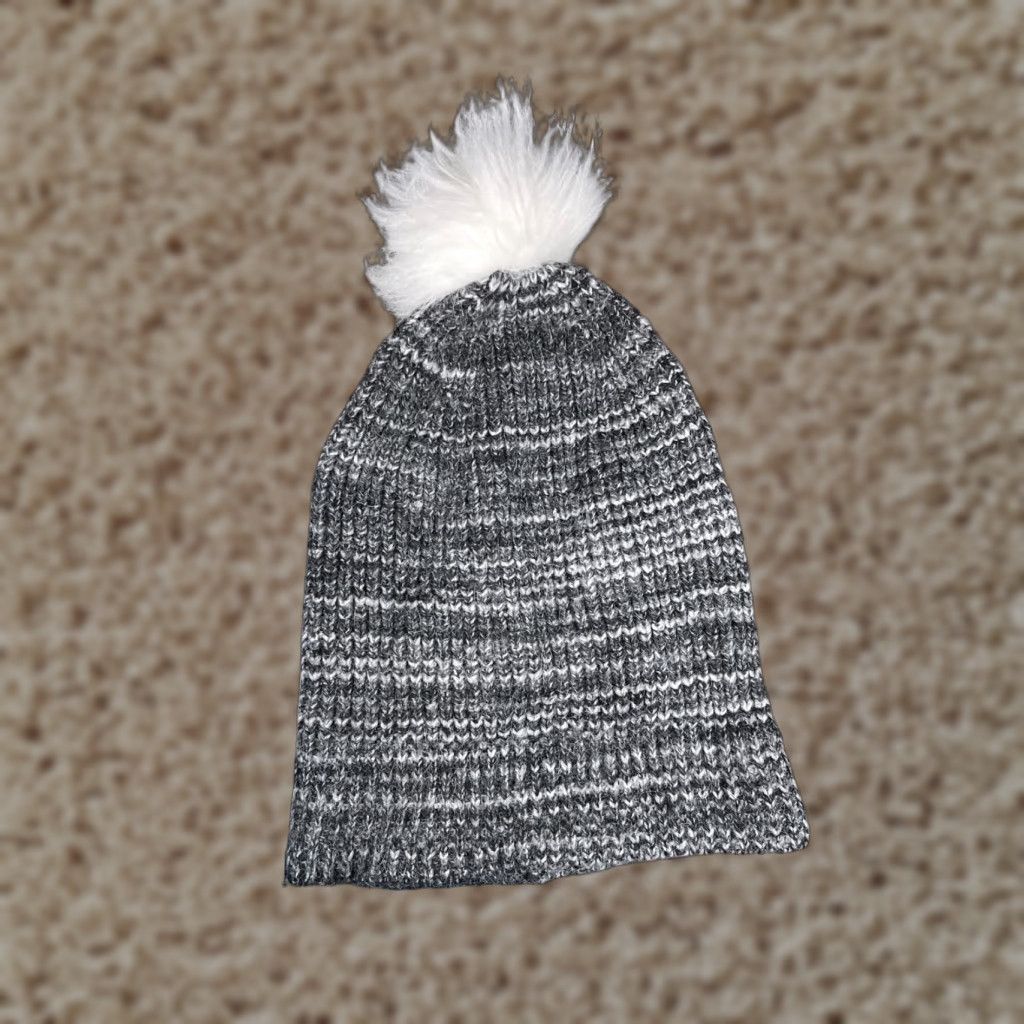 Old Navy Old Navy Beanie Hat Adult M Black Acrylic Knit Beanie, Unisex, Ski Theme, Adjustable, Lightweight, Fall Winter, Mens Womens Size ONE SIZE - 1 Thumbnail