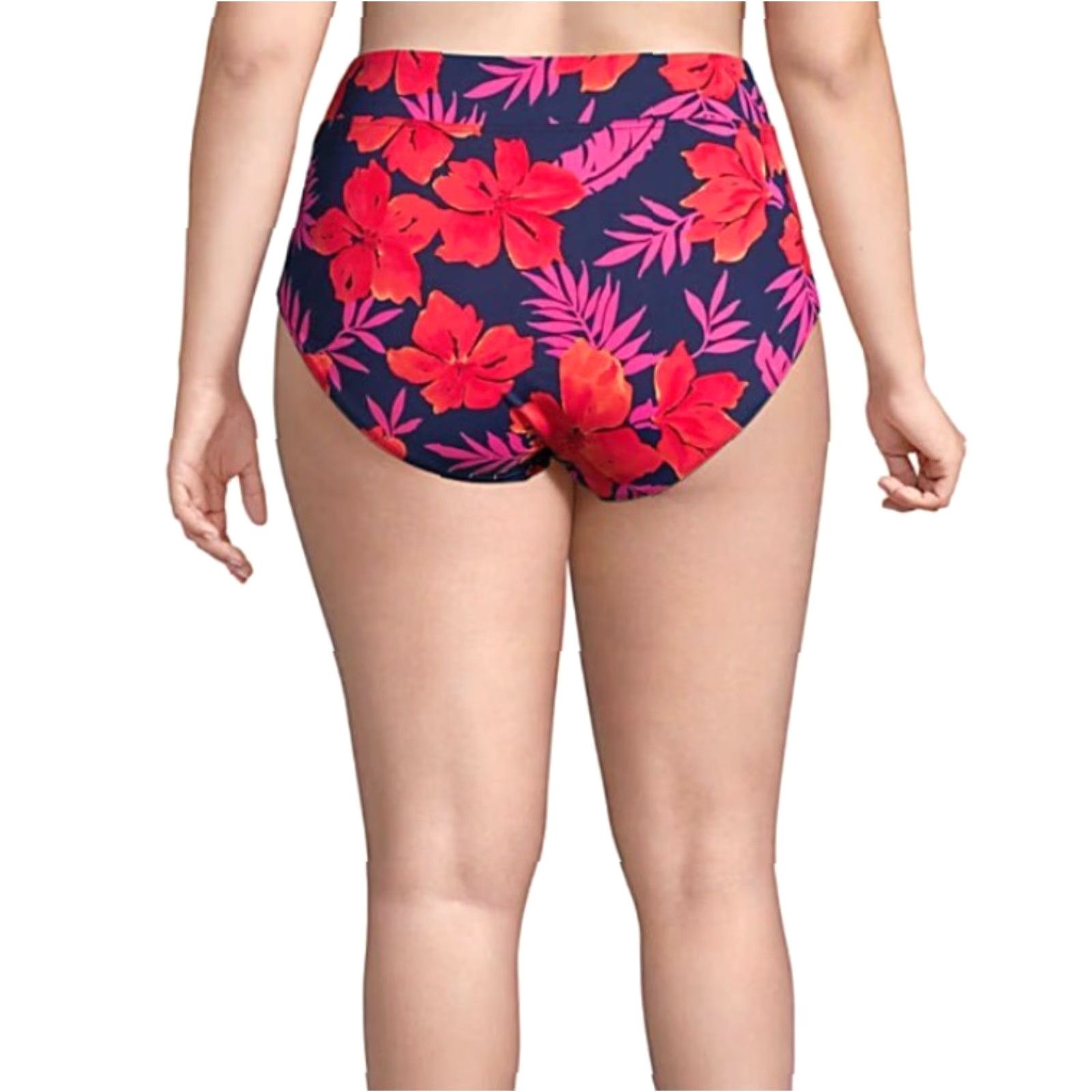 Lands' End VINTAGE Lands' End Womens Plus Tummy Control High Waisted Bikini Bottoms-Size 26W (NWT) Size ONE SIZE - 4 Thumbnail