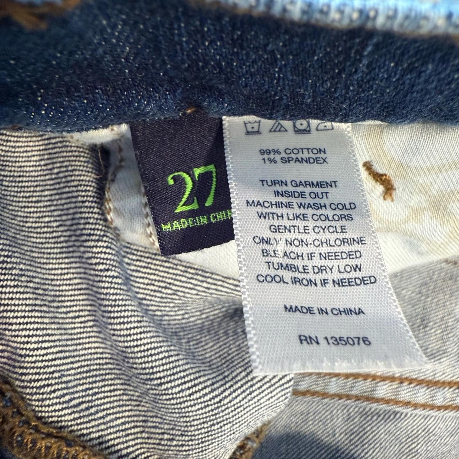 Other C. Wonder denim blue jeans straight leg zip button fly 27” Size 27" / US 4 / IT 40 - 7 Thumbnail