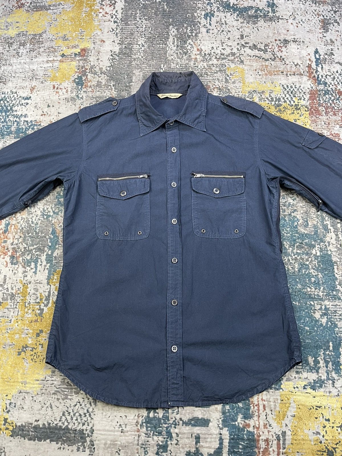 Journal Standard Journal Standard Button Up Under Arm Vent Workshirt Size US M / EU 48-50 / 2 - 1 Thumbnail