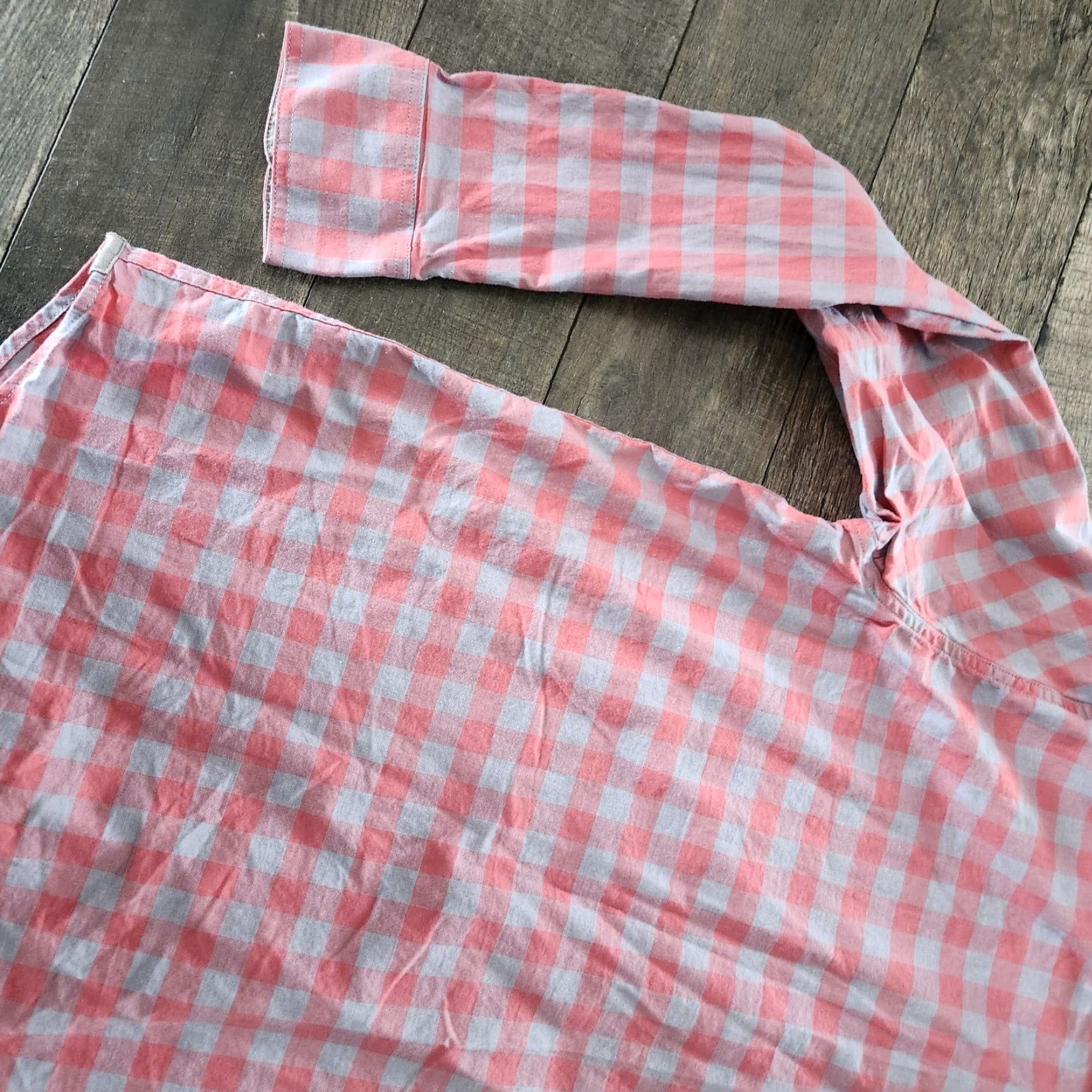 Flag & Anthem Flag & Anthem Madlex Button-Up Long Sleeve Shirt Plaid Coral Gray L Men’s Gray Plaid Button-Up Shirt Size US L / EU 52-54 / 3 - 7 Thumbnail