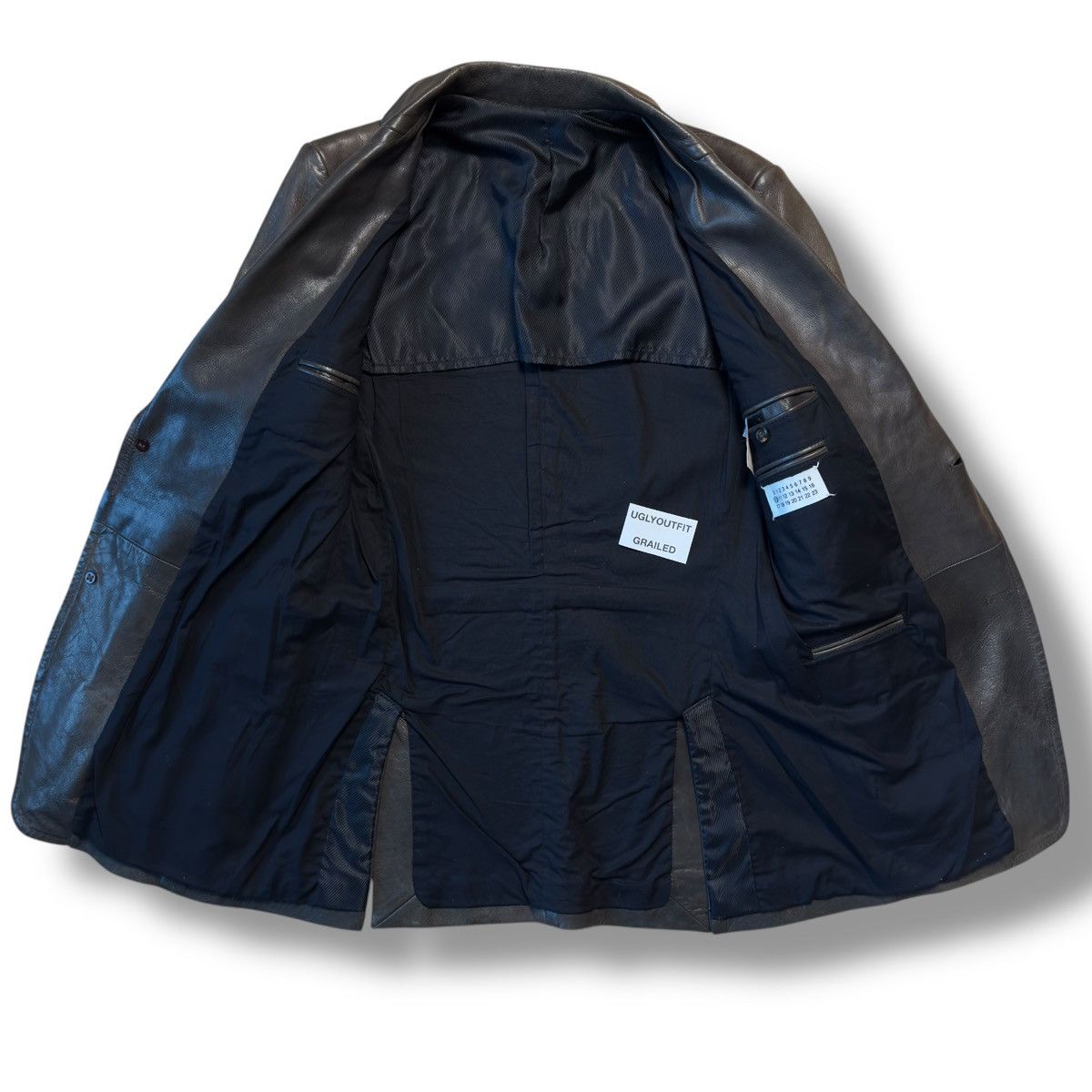 Maison Margiela AW2005 Maison Margiela Leather Blazer Jacket Size US M / EU 48-50 / 2 - 5 Thumbnail