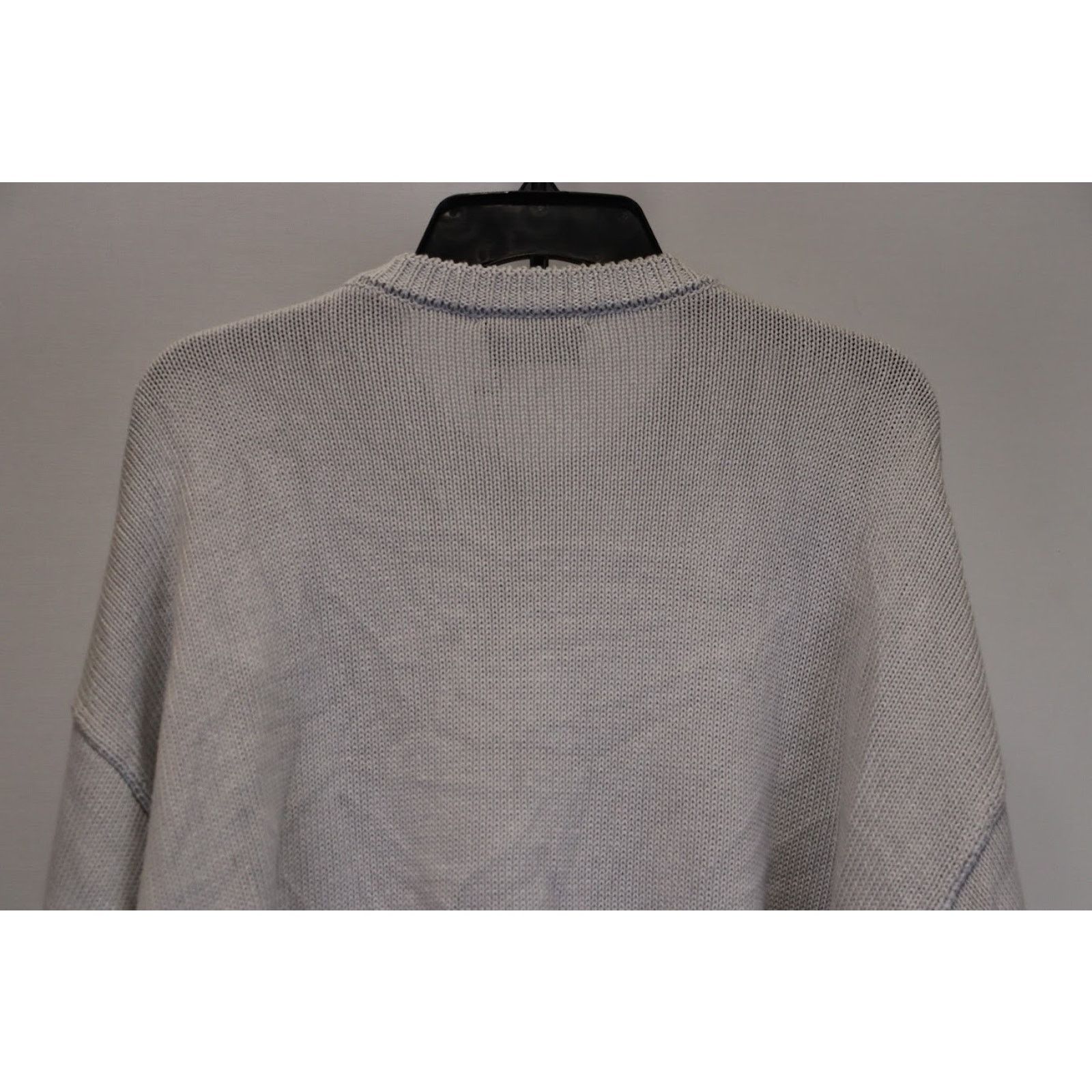 Balenciaga o1rshd1 Crew Neck Sweater in Gray Size US S / EU 44-46 / 1 - 13 Thumbnail