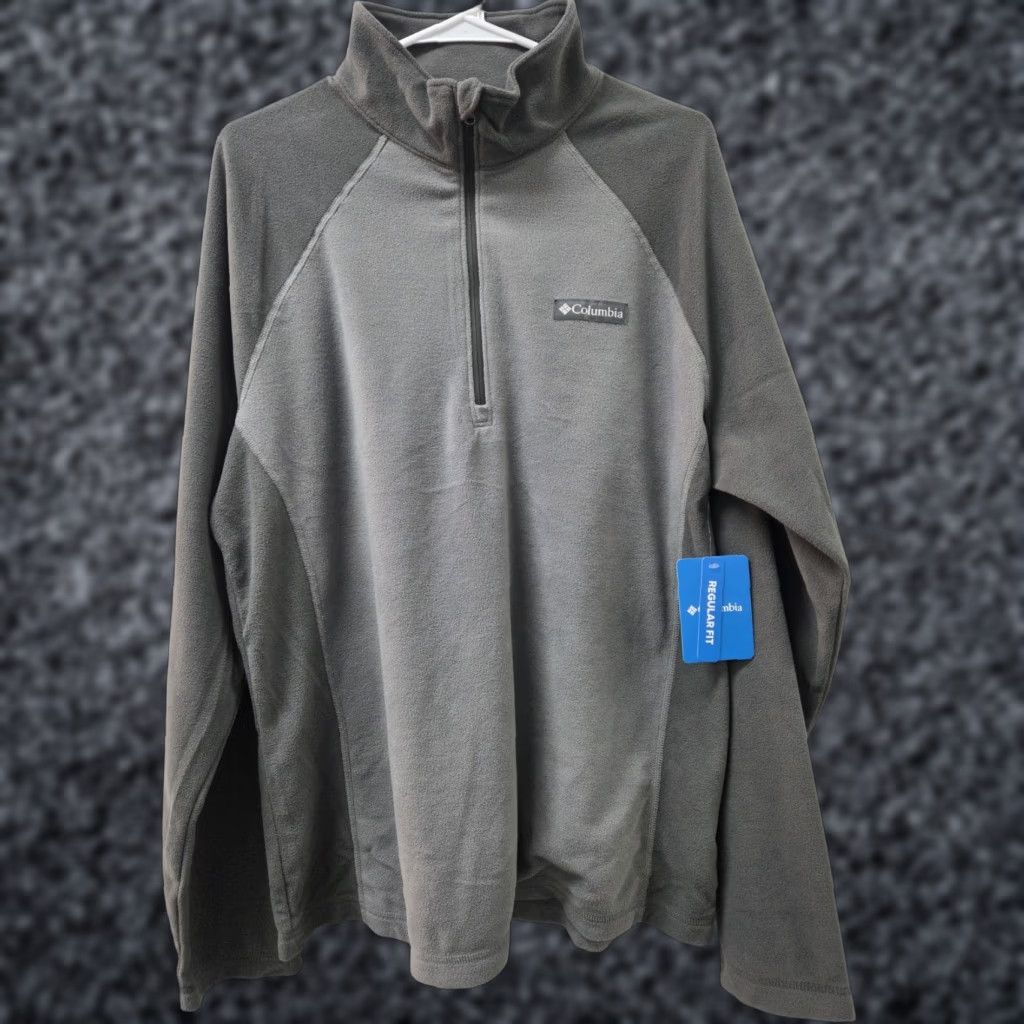 Alife NWT Columbia Life Pointe Long Sleeve 1/2 Zip Fleece Jacket Mens L Gray Size US L / EU 52-54 / 3 - 1 Thumbnail