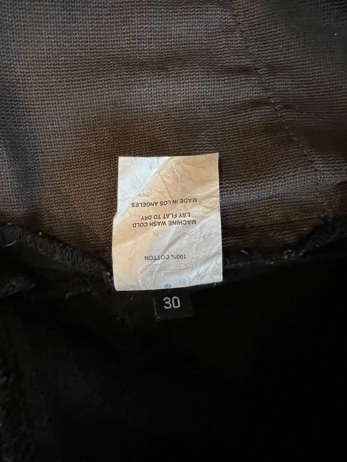 Unsound Rags Unsound Rags Japanese Black Raw Denim Jeans Size US 30 / EU 46 - 7 Thumbnail