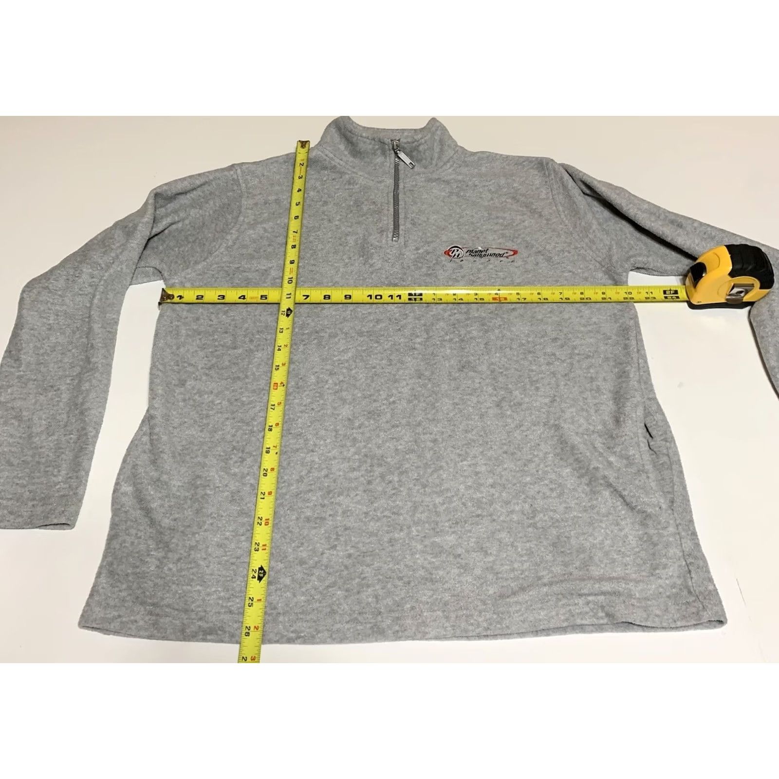 Planet Hollywood VINTAGE Planet Hollywood London 1/4 Zip Pullover Fleece Gray Size Small Mens Activewear Long Sleeve Shirt Size US S / EU 44-46 / 1 - 5 Thumbnail