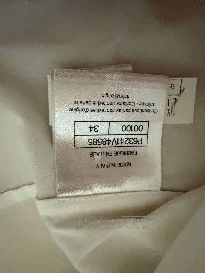 Chanel Chanel White shirt Size XXS / US 00 / IT 34 - 3 Thumbnail