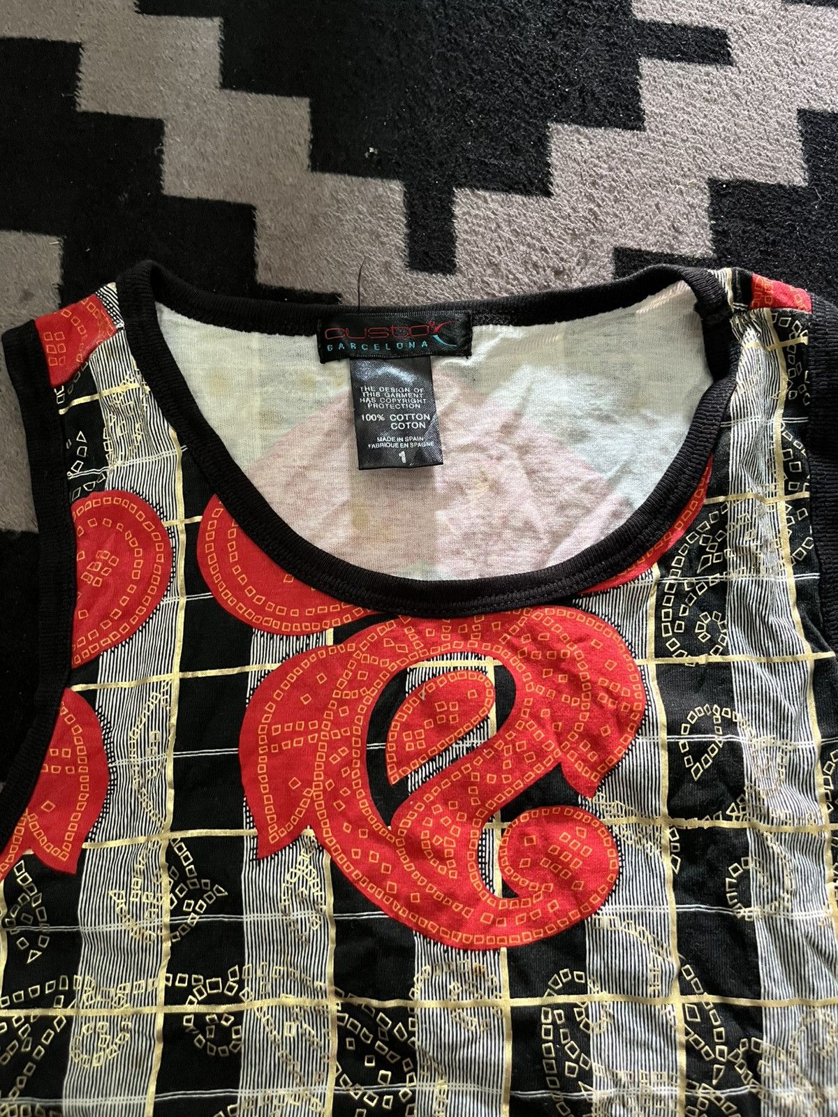 Custo Barcelona Custo barcelona studed chinese tanktop Size S / US 4 / IT 40 - 4 Thumbnail