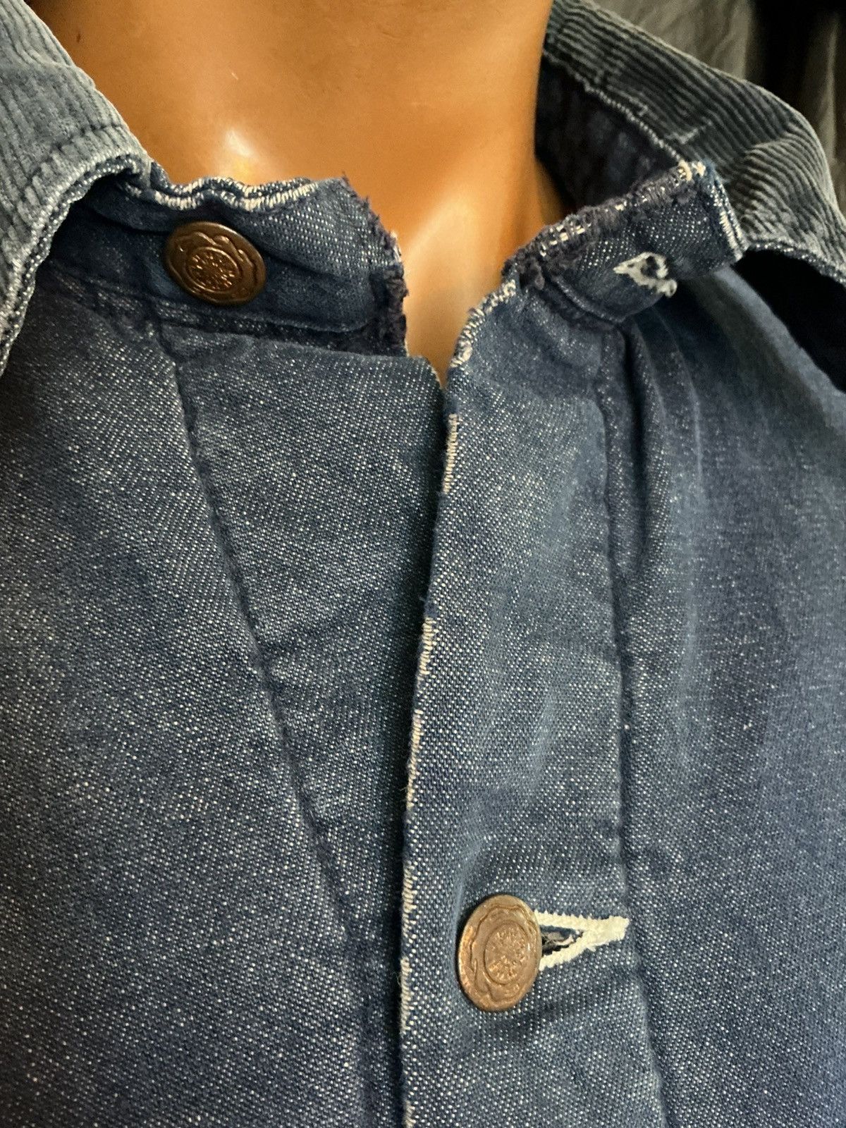 Wrangler Vintage 70s Wrangler Blanket Lined Denim Chore Jean Jacket Size US S / EU 44-46 / 1 - 18 Thumbnail