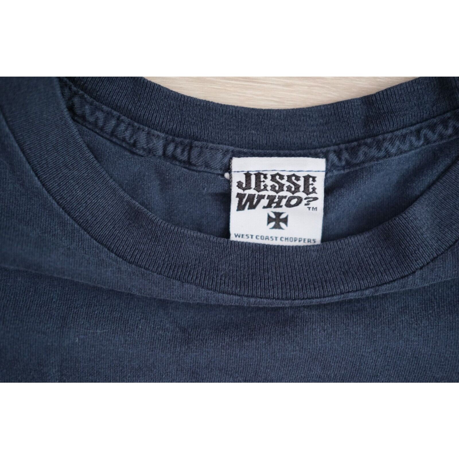 West Coast Choppers Vintage 2000s West Coast Choppers Jesse Who Tee XL Black Size US XL / EU 56 / 4 - 5 Thumbnail