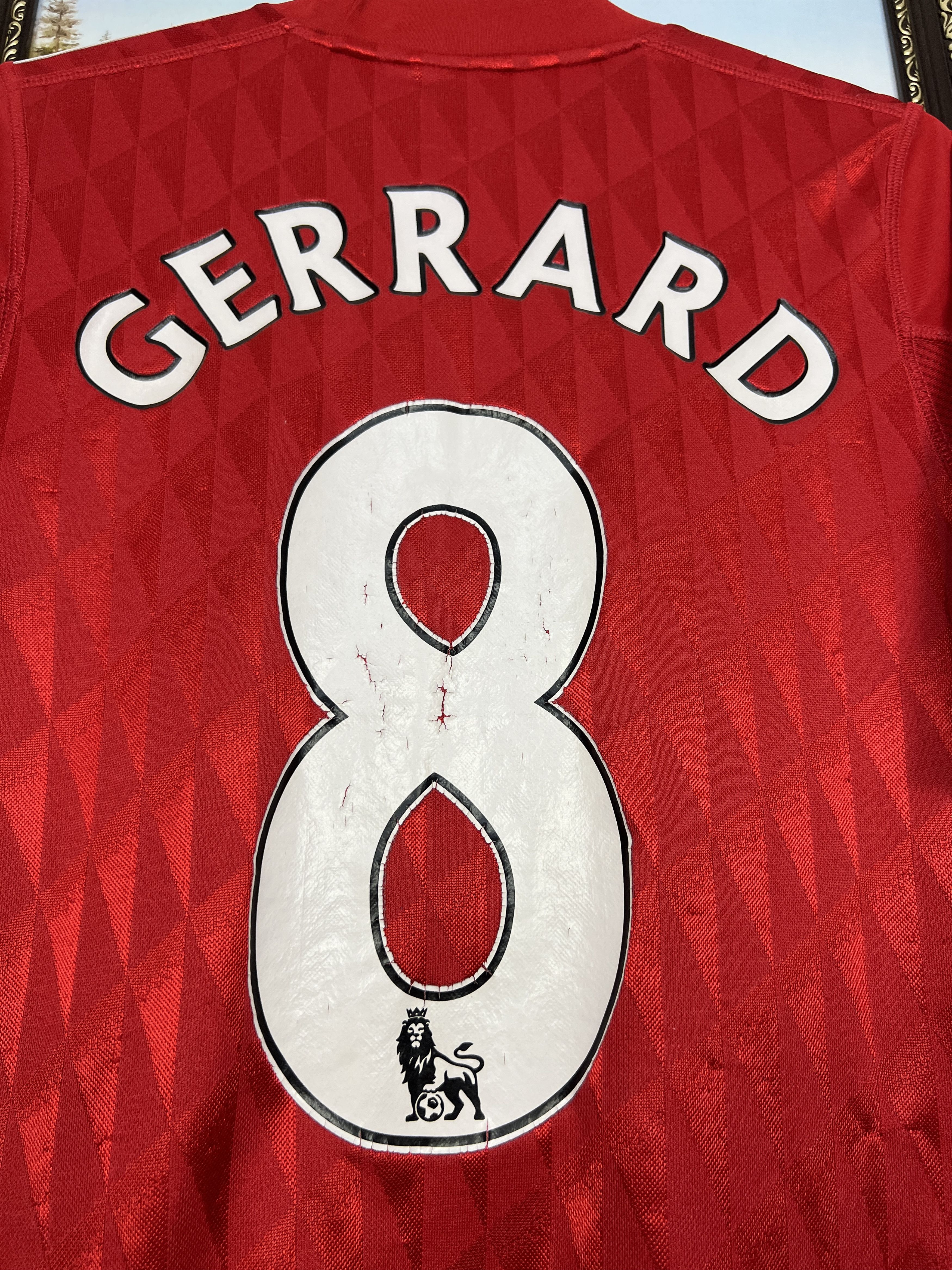 Adidas Liverpool Home football shirt 2010 Soccer #8 Gerrard Jersey Size US S / EU 44-46 / 1 - 2 Thumbnail