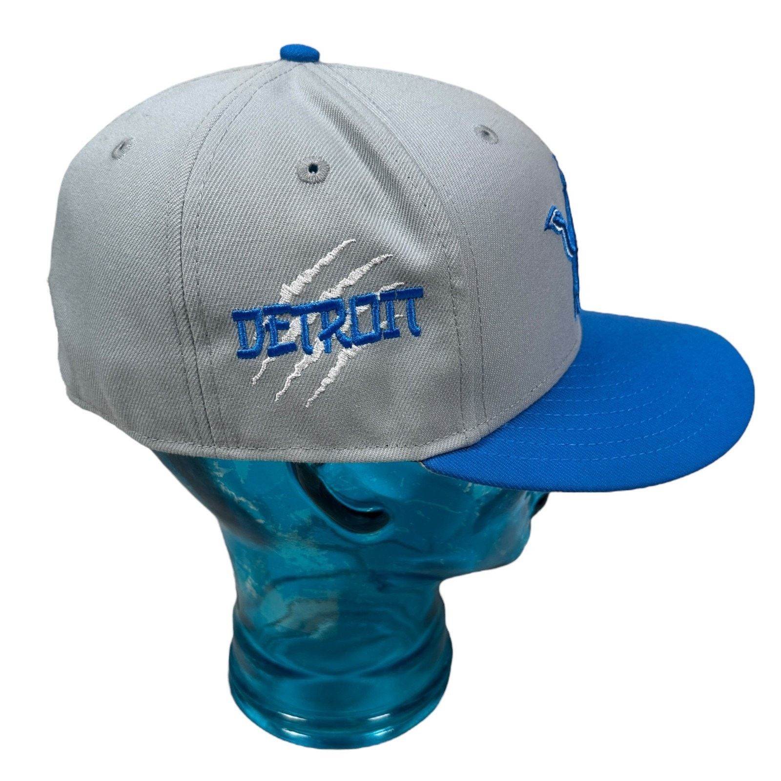 New Era New Era 59FIFTY NFL Scratch Fitted Hat Men’s 7 1/4 Gray Blue Size ONE SIZE - 3 Thumbnail
