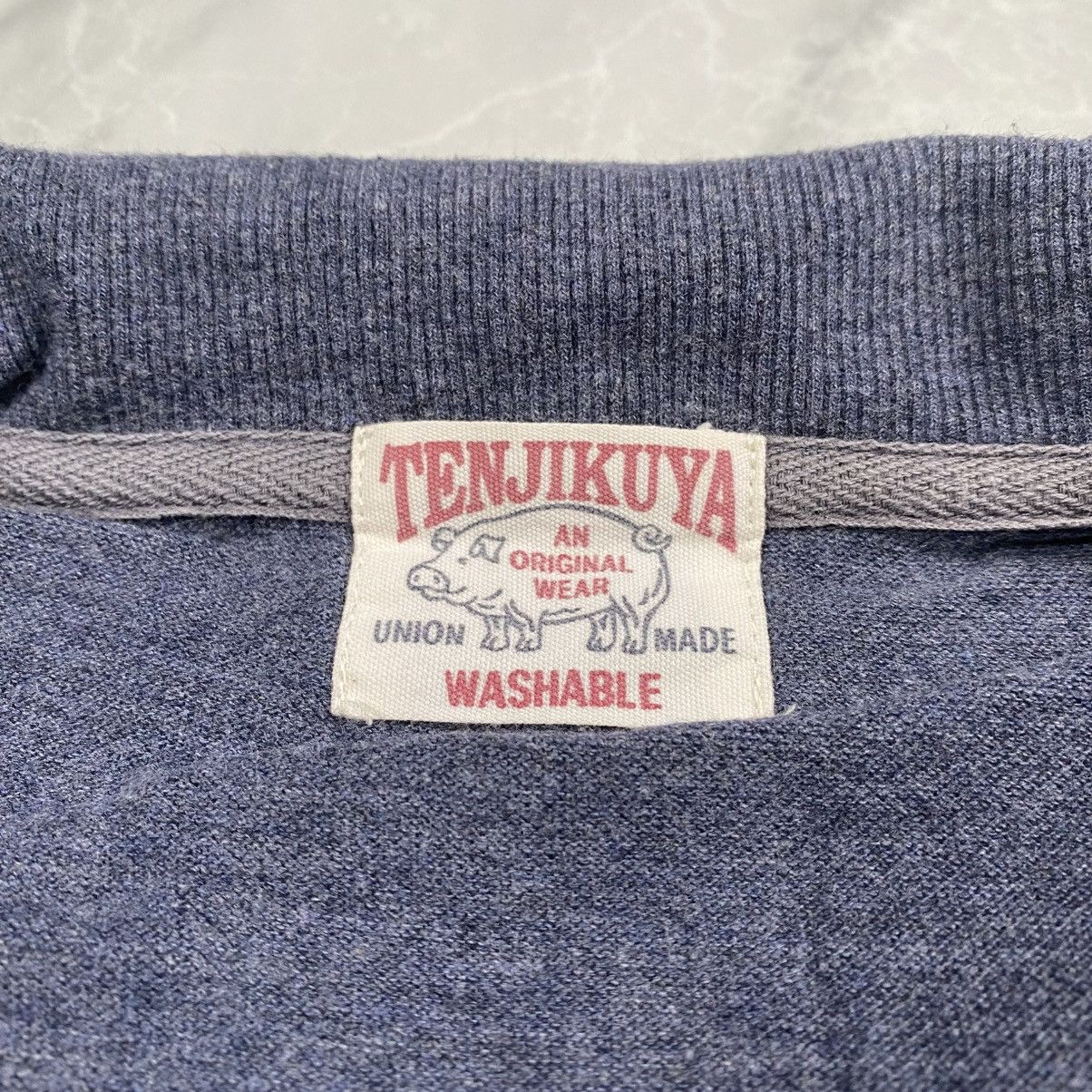 Japanese Brand Vintage Tenjikuya Union Made Zipper Sweater Jacket Size US M / EU 48-50 / 2 - 4 Thumbnail