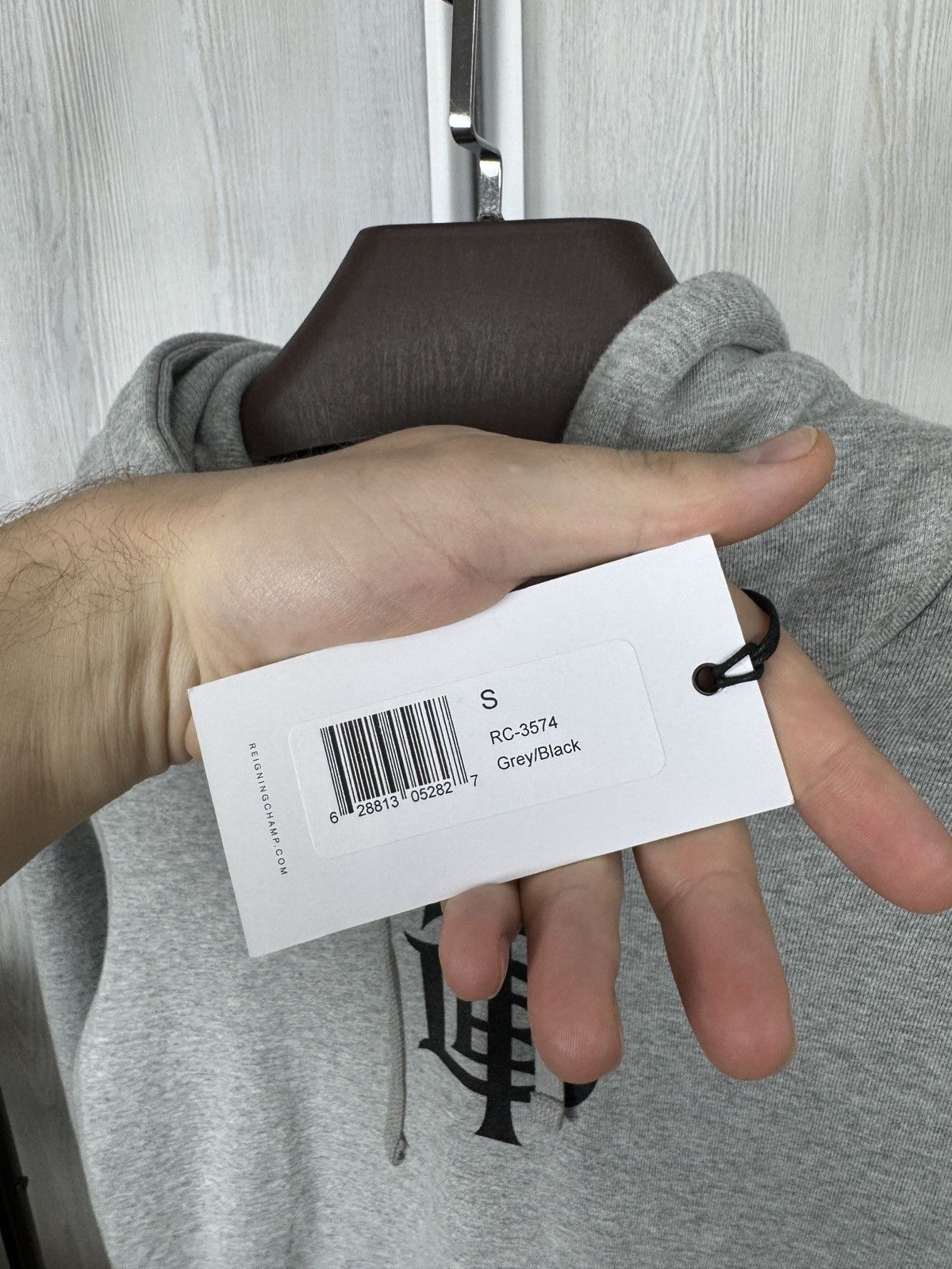 Reigning Champ Reigning Champ Hoodie Gray Pullover Sweatshirt French Terry Size US S / EU 44-46 / 1 - 11 Thumbnail