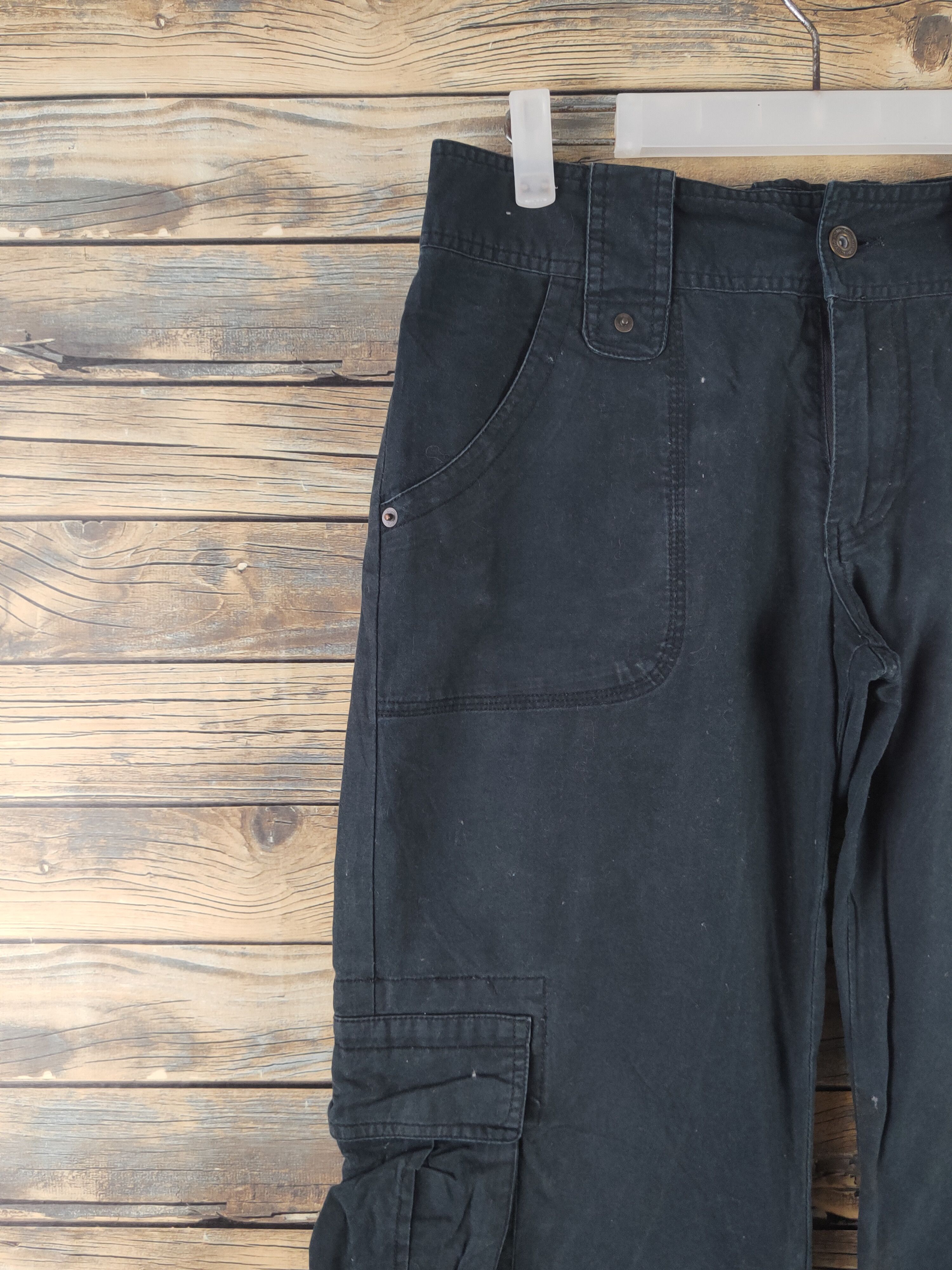 Japanese Brand DL Japanese Brand Navy Multipocket Cargo Pants #1913 Size 28" / US 6 / IT 42 - 3 Thumbnail