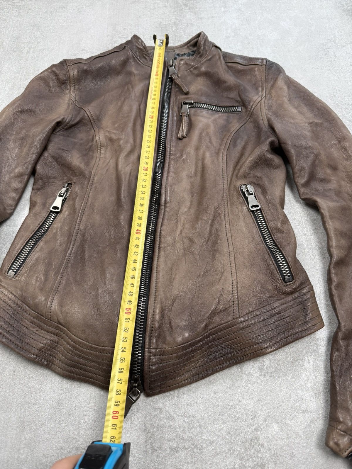 Vintage EMPRESA Milano leather jacket archive opium Rick style y2k Size XS / US 0-2 / IT 36-38 - 12 Thumbnail