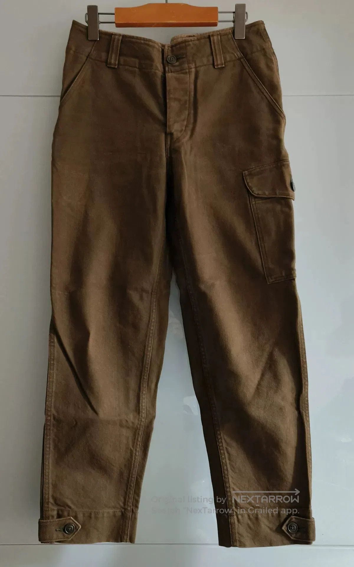 Freewheelers Freewheelers Aviators Trousers Olive Green. Size US 30 / EU 46 - 1 Thumbnail