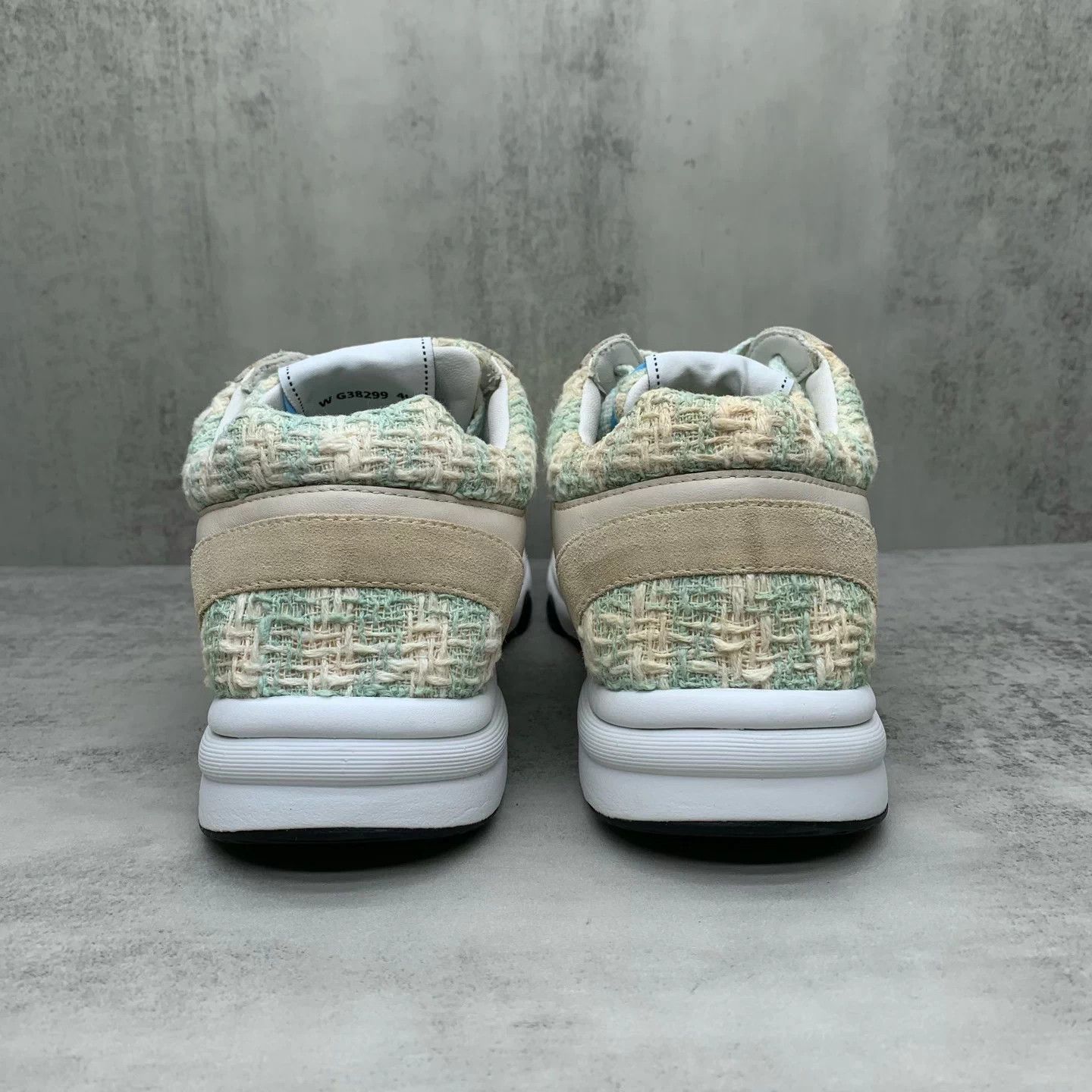 Chanel Chanel Green Tweed Woven Sneakers 40EU 99New Size US 9 / IT 39 - 5 Thumbnail