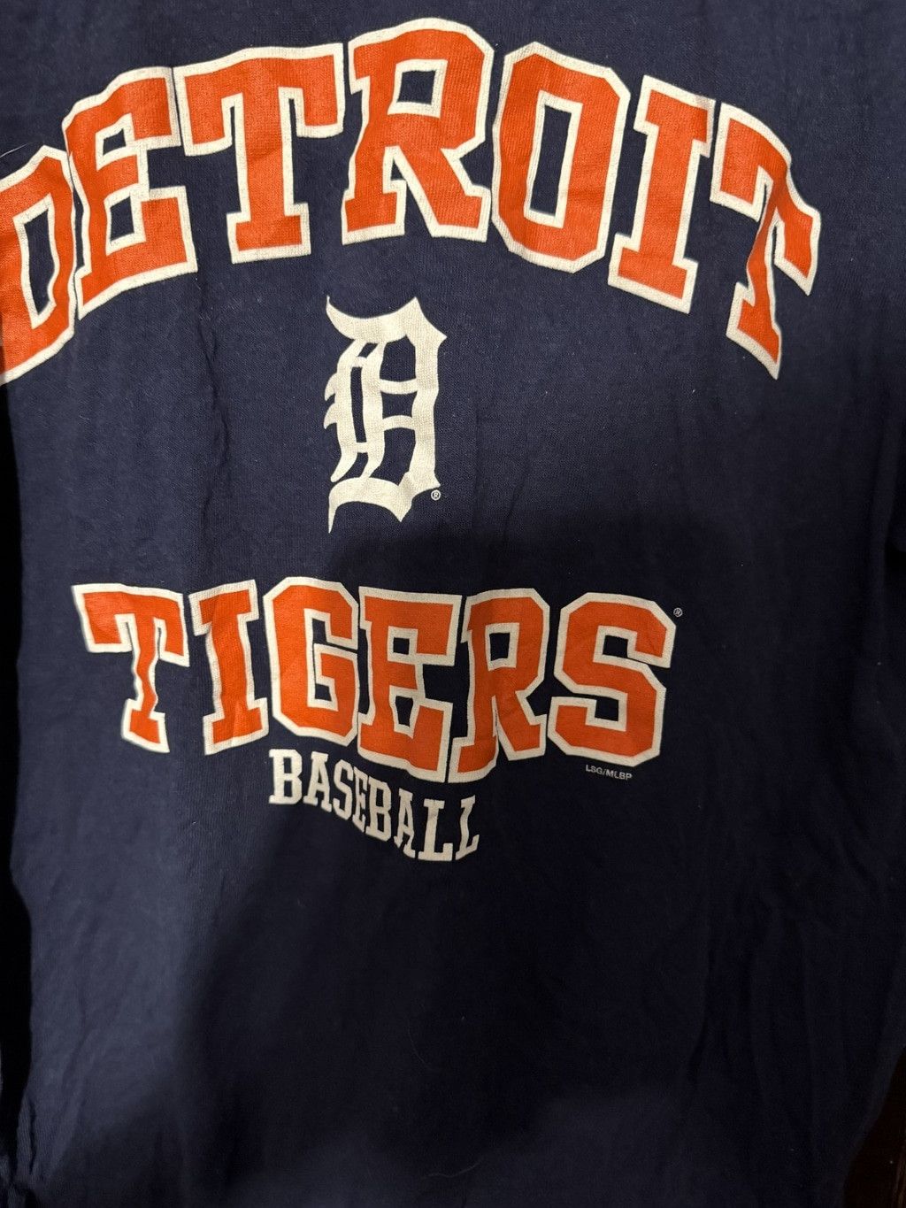 Majestic Detroit Tigers Blue T-Shirt Blue Men's Size Med MLB Size US M / EU 48-50 / 2 - 3 Thumbnail