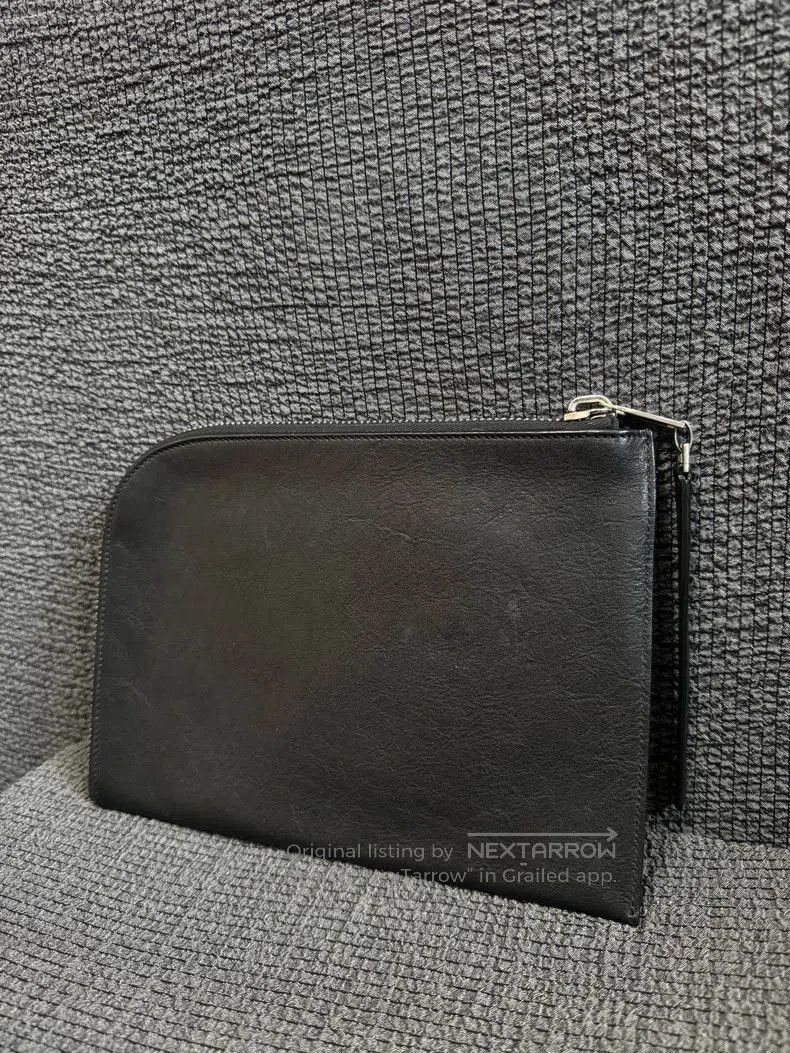 Rick Owens Rick Owens Cowhide zipper clutch bag. Size ONE SIZE - 3 Thumbnail