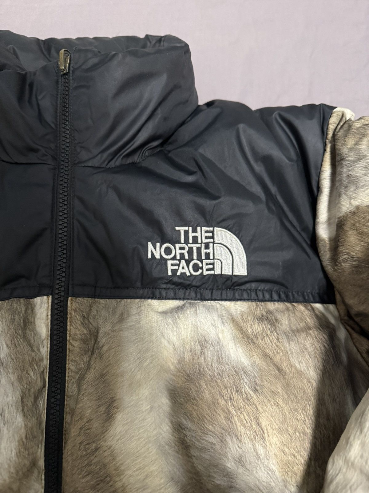 The North Face Supreme tnf North face Fur print nuptse jacket Size US S / EU 44-46 / 1 - 3 Thumbnail