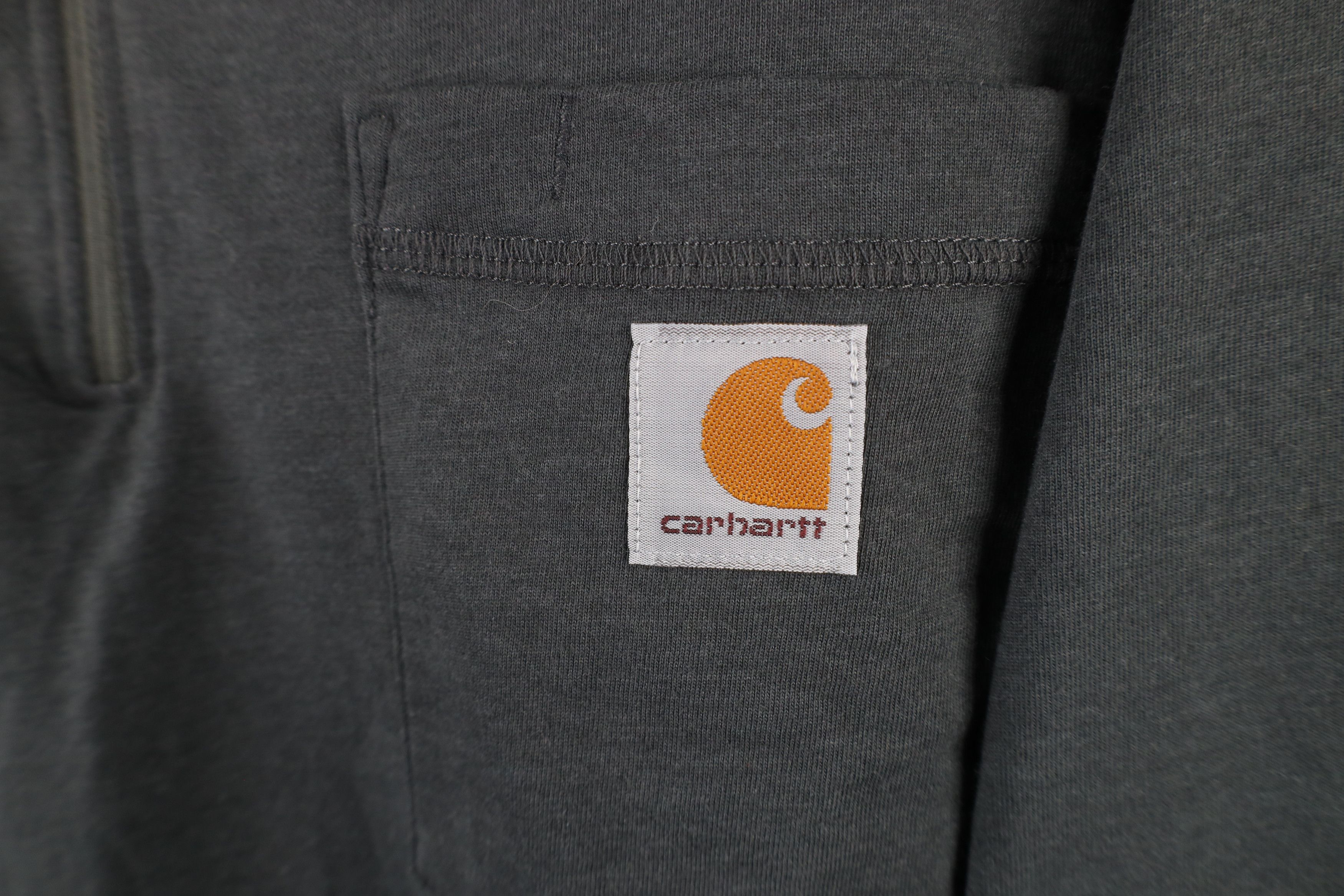Carhartt × Vintage Carhartt Force Knit Relaxed Fit Half Zip Pullover Sweater Size US L / EU 52-54 / 3 - 4 Thumbnail