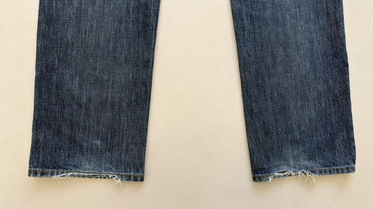 Helmut Lang Thrashed’ Vintage Classic Denim’ Jeans Size US 32 / EU 48 - 17 Thumbnail