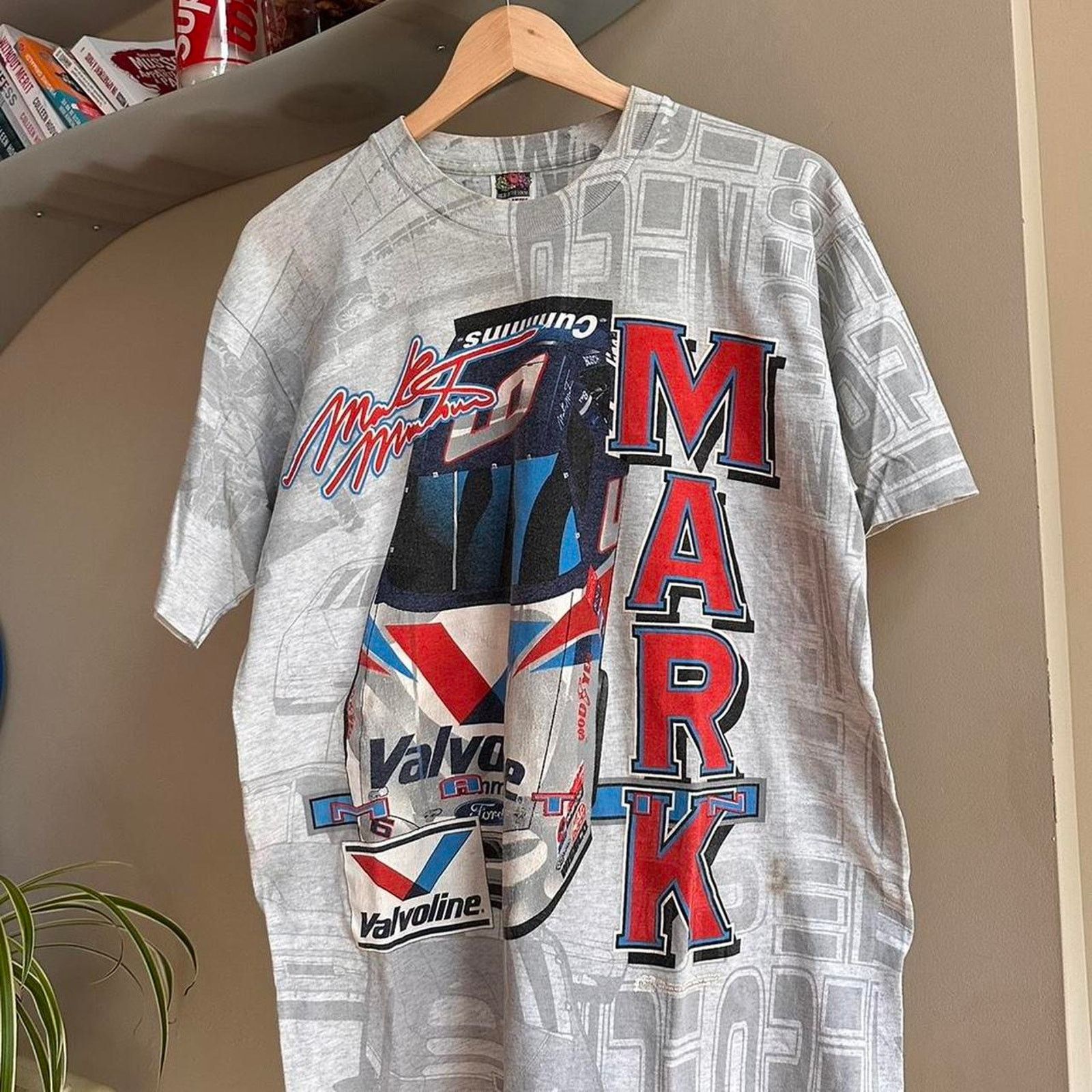 NASCAR × Vintage Vintage Mark Martin NASCAR T-Shirt Size US L / EU 52-54 / 3 - 2 Thumbnail