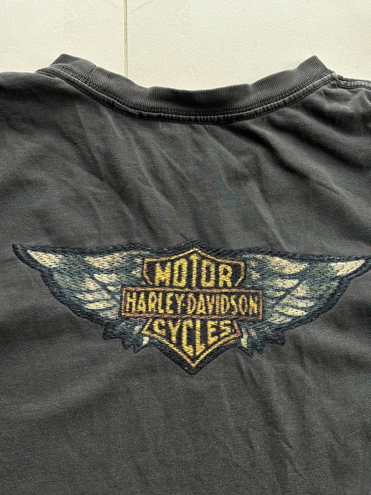 Harley Davidson × Japanese Brand × Vintage Vintage Harley Davidson 2000s Tee single stitch Size US M / EU 48-50 / 2 - 5 Thumbnail