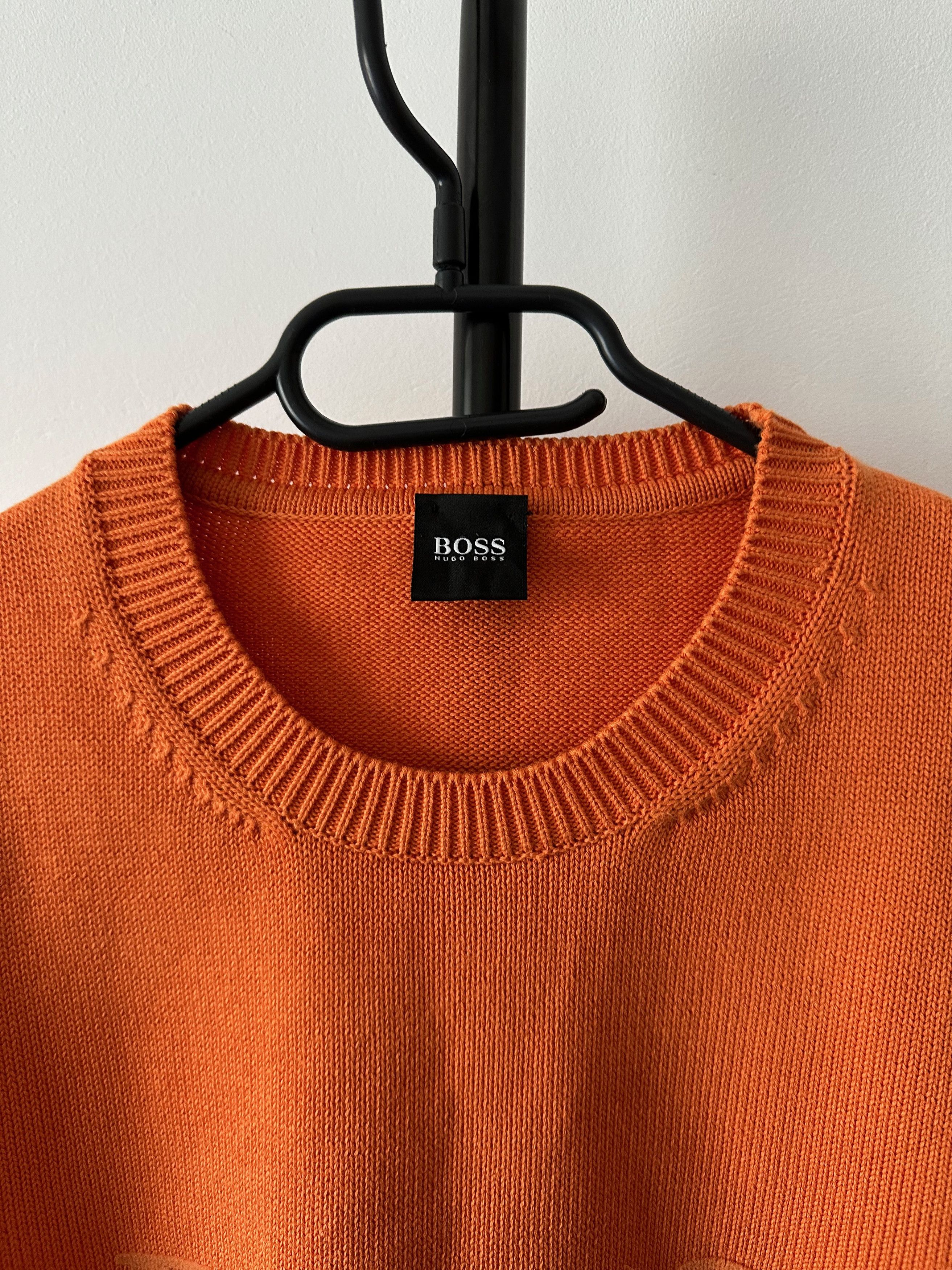 Hugo Boss HUGO BOSS Cromwell Big Logo knit cotton sweater jumper Size US M / EU 48-50 / 2 - 4 Thumbnail
