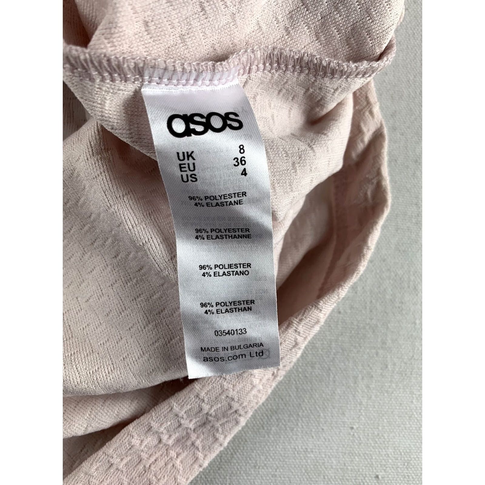 Asos ASOS A-LINE DRESS PINK SHORT SLEEVE WOMENS SIZE 4 STARS Size 27" / US 4 / IT 40 - 5 Thumbnail