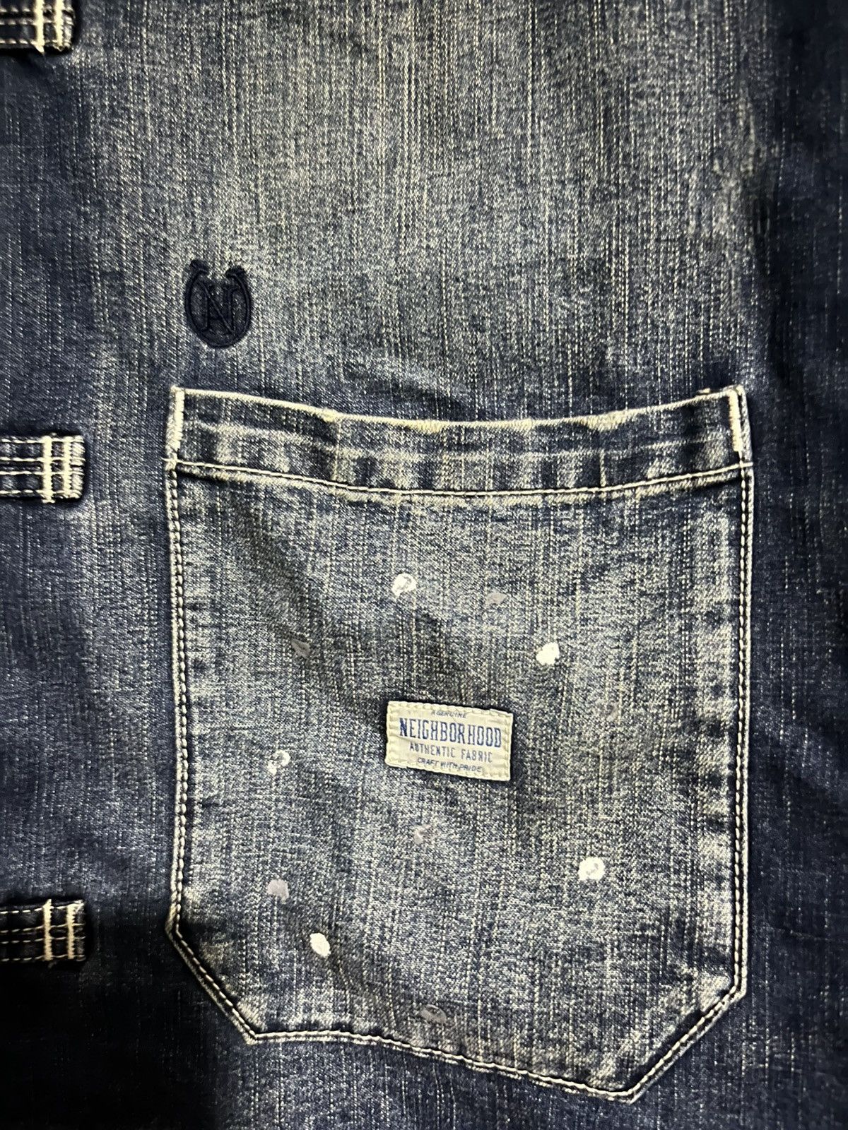 Neighborhood Neighborhood KF Denim Jacket Size US S / EU 44-46 / 1 - 2 Thumbnail
