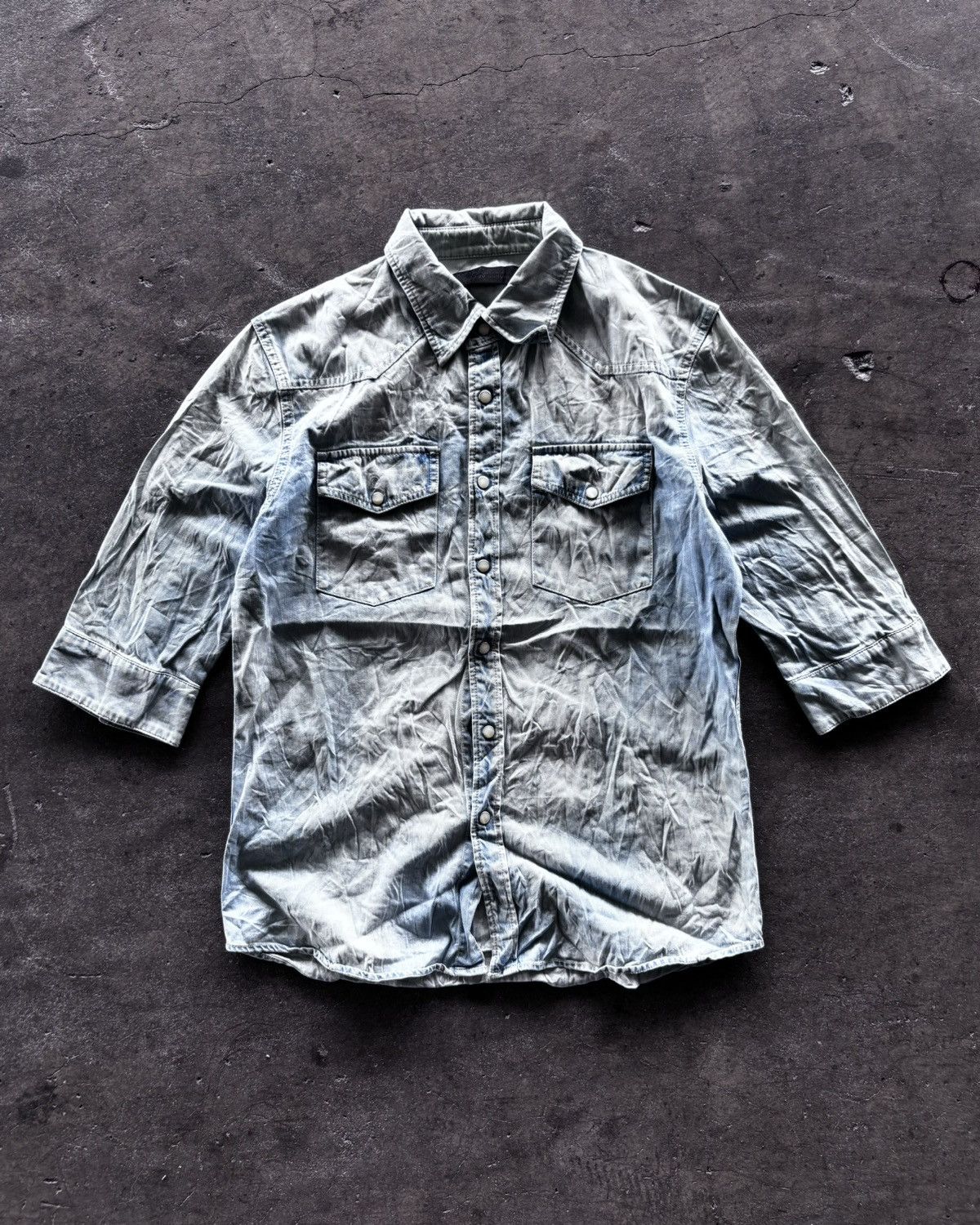 JACKROSE × Japanese Brand Jackrose x Luv Maison Denim Button Up Shirt Size US L / EU 52-54 / 3 - 1 Thumbnail