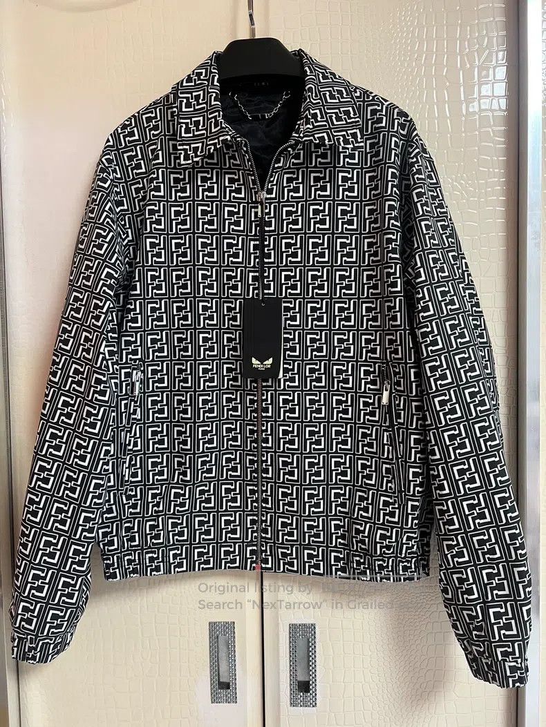 Fendi Fendi Little monster sub-line classic FF old flower jacket Size US M / EU 48-50 / 2 - 1 Thumbnail