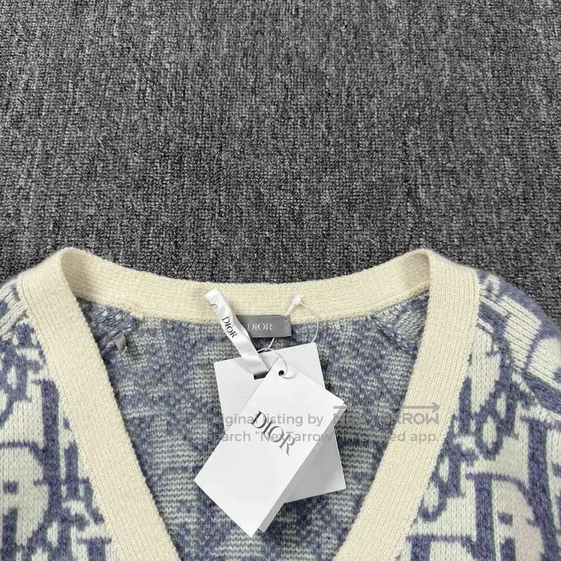 Dior Dior Men's Blue Cotton Cardigan . Size US M / EU 48-50 / 2 - 3 Thumbnail