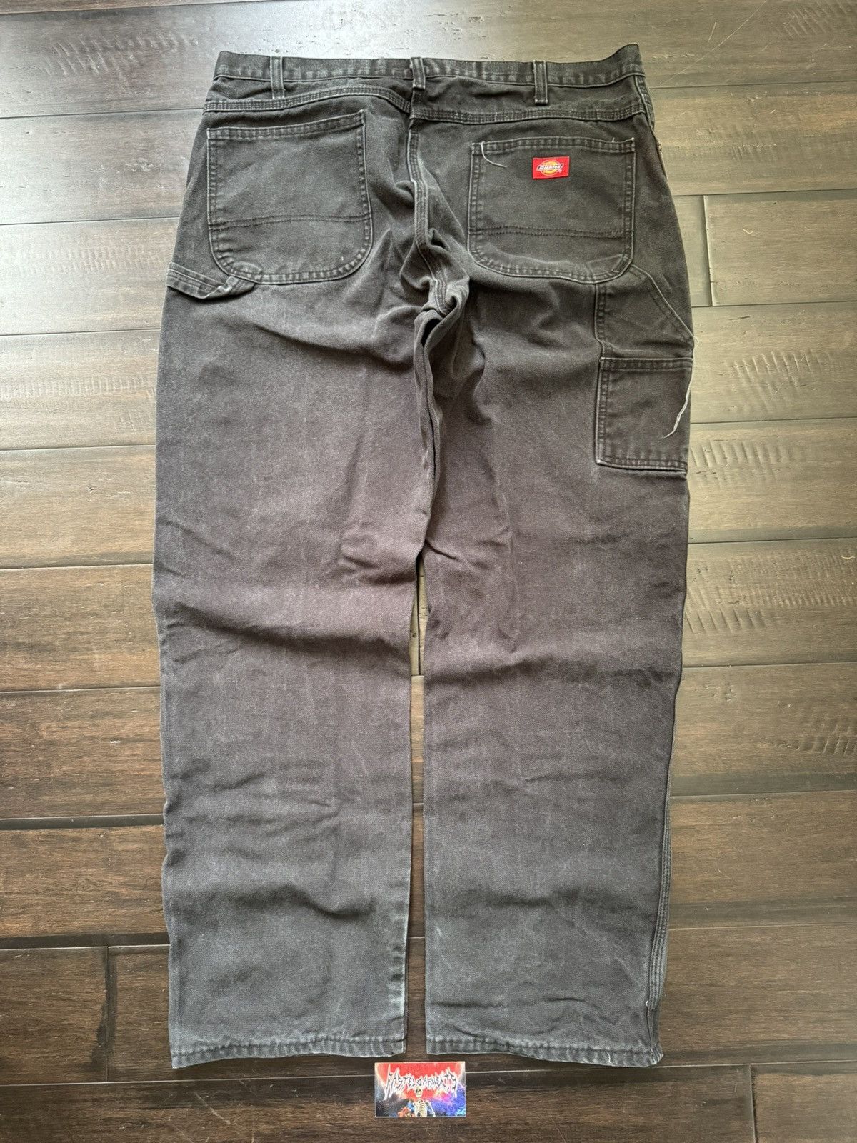 Dickies Vintage Dickies Baggy Carpenter Pants Washed Black Size US 38 / EU 54 - 1 Thumbnail