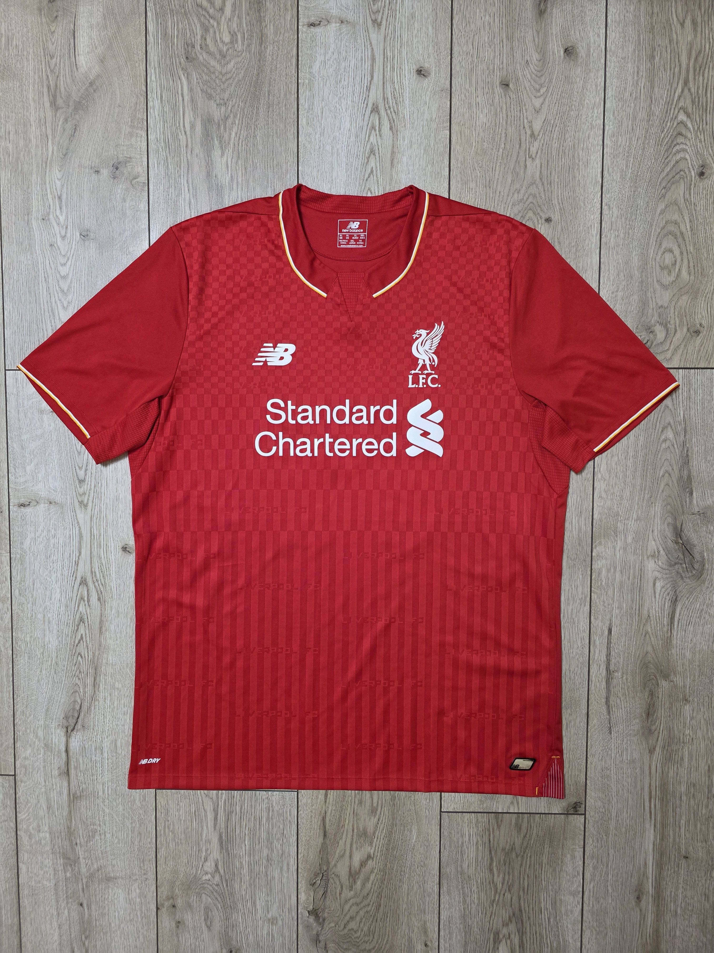 New Balance LIVERPOOL 2015 2016 HOME HENDERSON FOOTBALL SOCCER JERSEY Size US XL / EU 56 / 4 - 2 Thumbnail