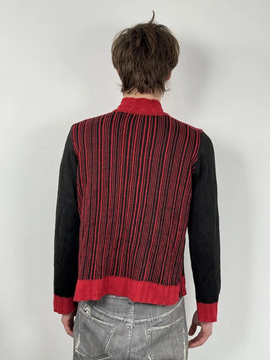 Dries Van Noten Dries Van Noten Black & Red Zip-up Sweater Size US S / EU 44-46 / 1 - 4 Thumbnail