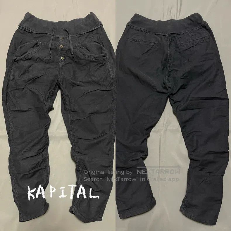 Kapital Kapital Size 4 Traditional classic low crotch pants Size US 40 / EU 56 - 1 Thumbnail