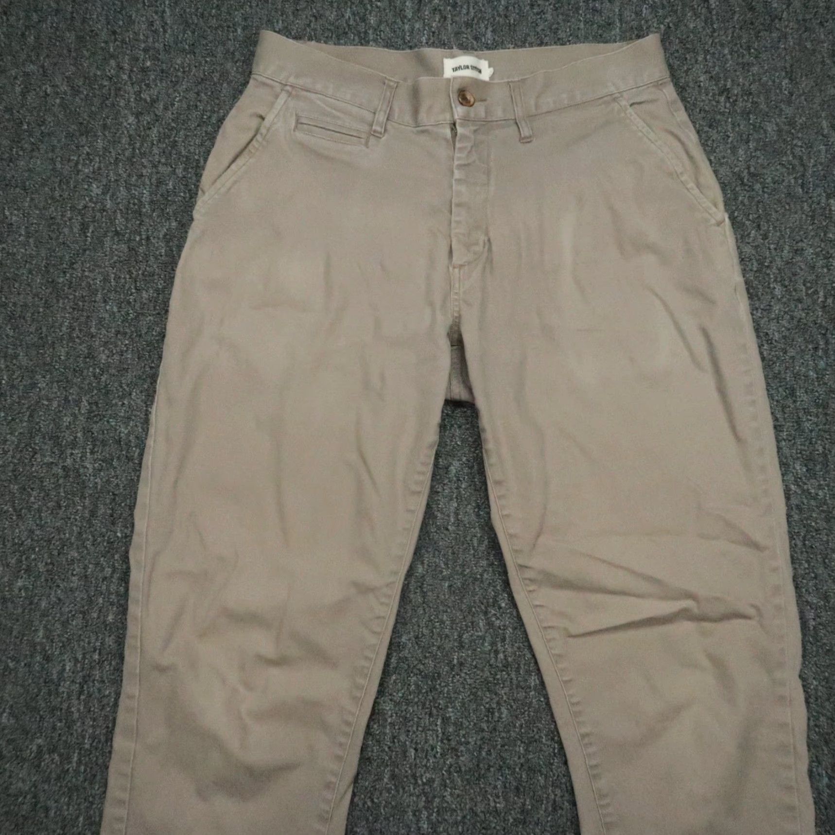 Taylor Stitch Taylor Stitch Pants Men 31x30 Brown Cotton Slim Fit Chino Casual Workwear Regular Mens Size US 31 - 2 Thumbnail