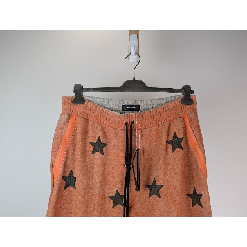 Amiri o1rshd1 Chemist Star Sweatpants in Orange / Black Size US 38 / EU 54 - 3 Thumbnail