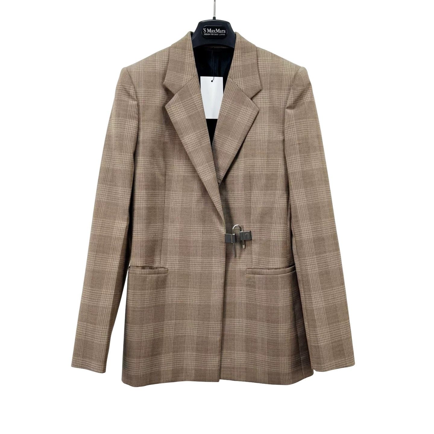 Givenchy Givenchy Plaid Padlock Blazer Size 36 Size XS / US 0-2 / IT 36-38 - 1 Thumbnail